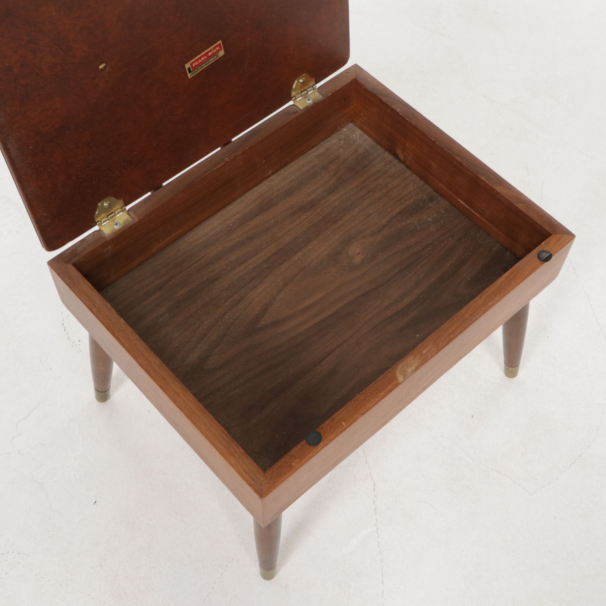 Pearl-Wick Mid Century Modern Walnut Valet Chair