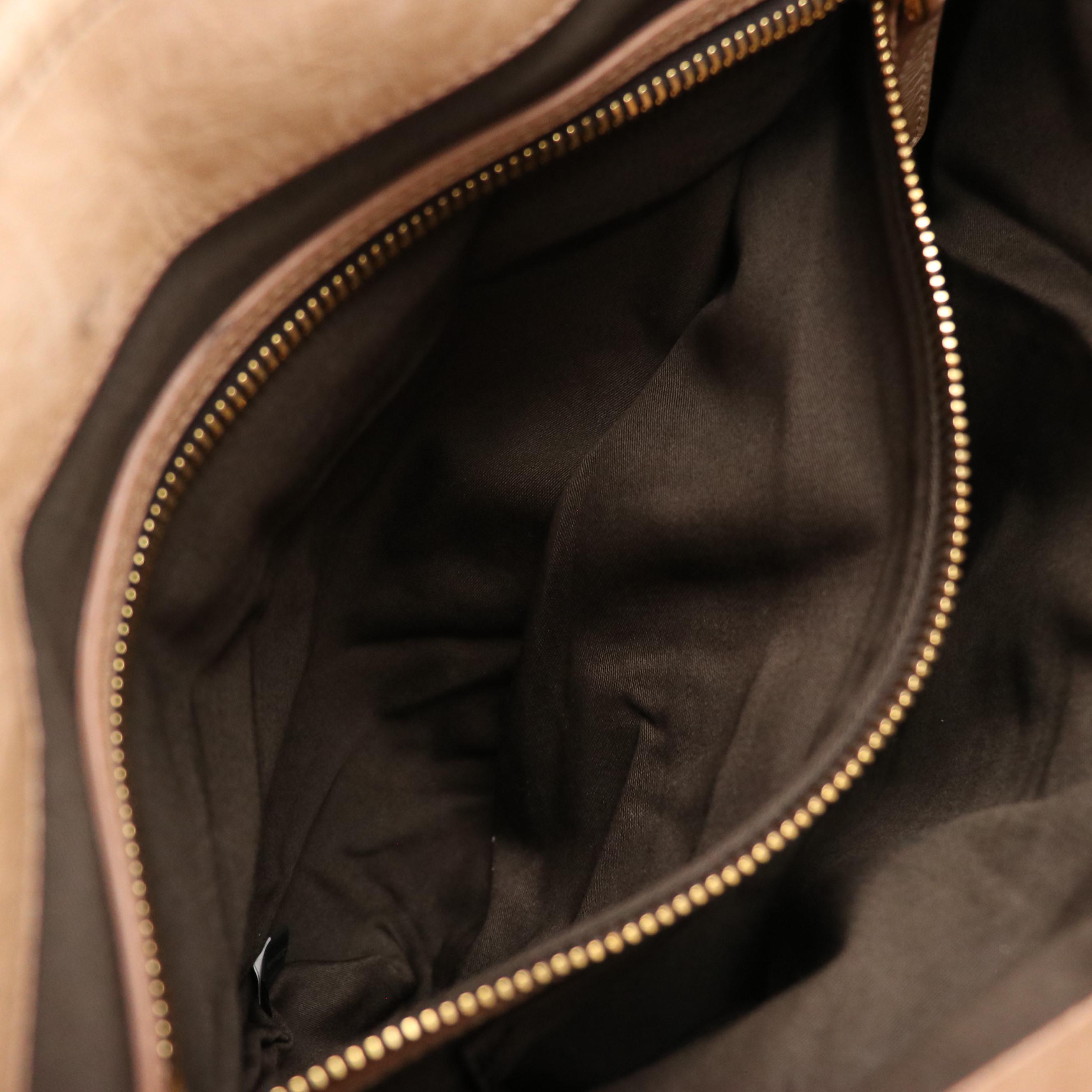 Miu Miu Braided Handle Two-Way Coffer Bag in Neutral Matelassé Leather