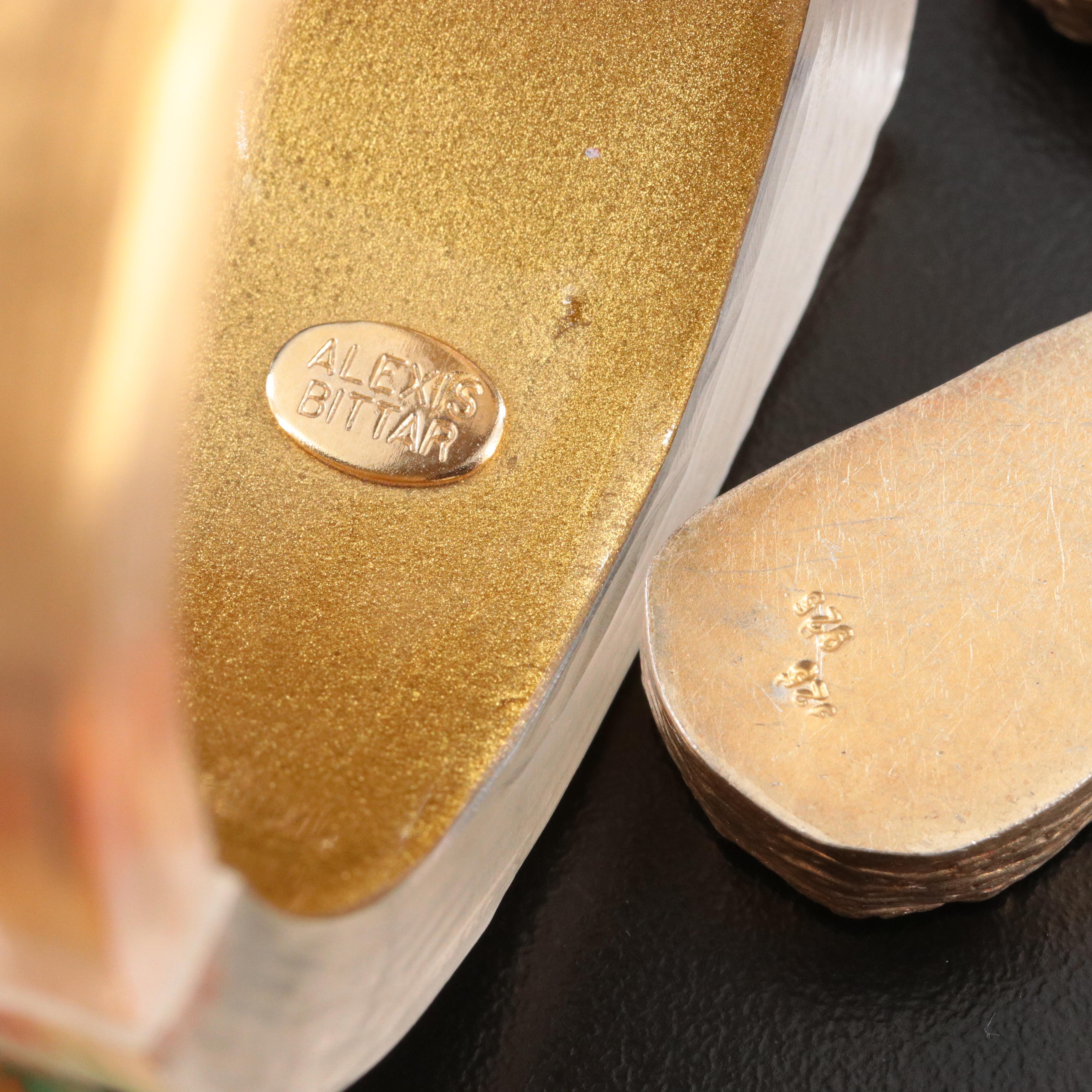 Jewelry Lot Including Alexis Bittar Lucite Cuff and Druzy Necklace