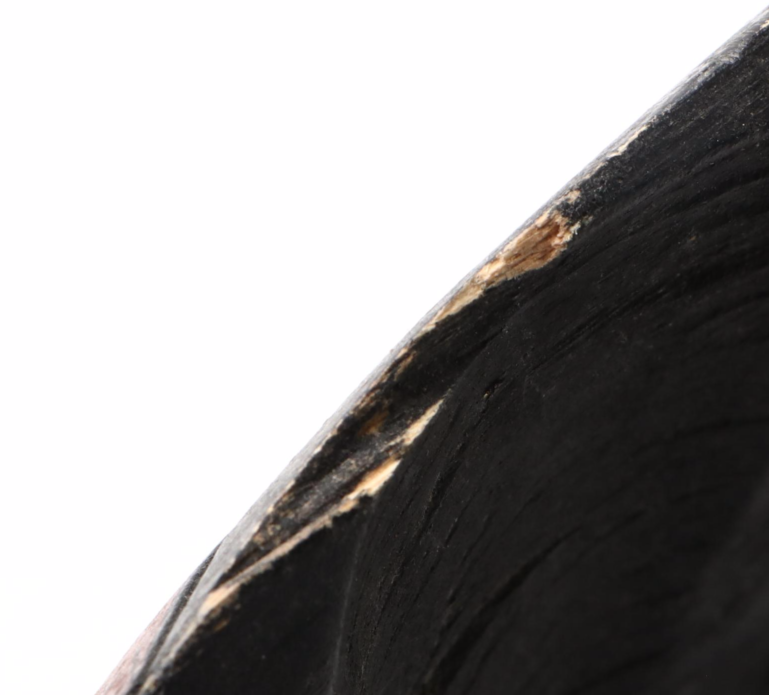 Polychrome Round and Long Carved Wooden Wall Masks