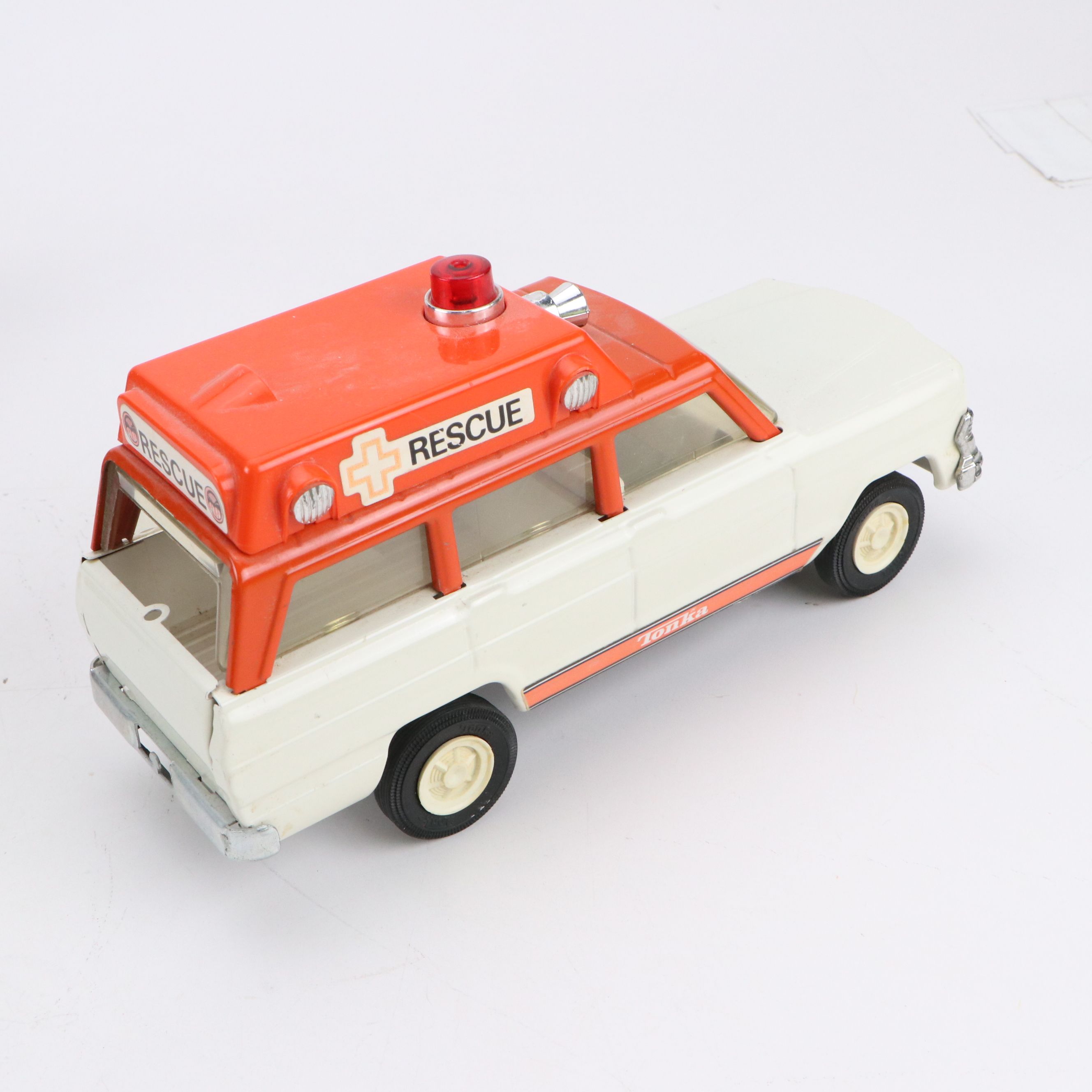 Tonka "Jeep Wagoneer Rescue Ambulance" and More Toy Trucks, 1960s-1970s