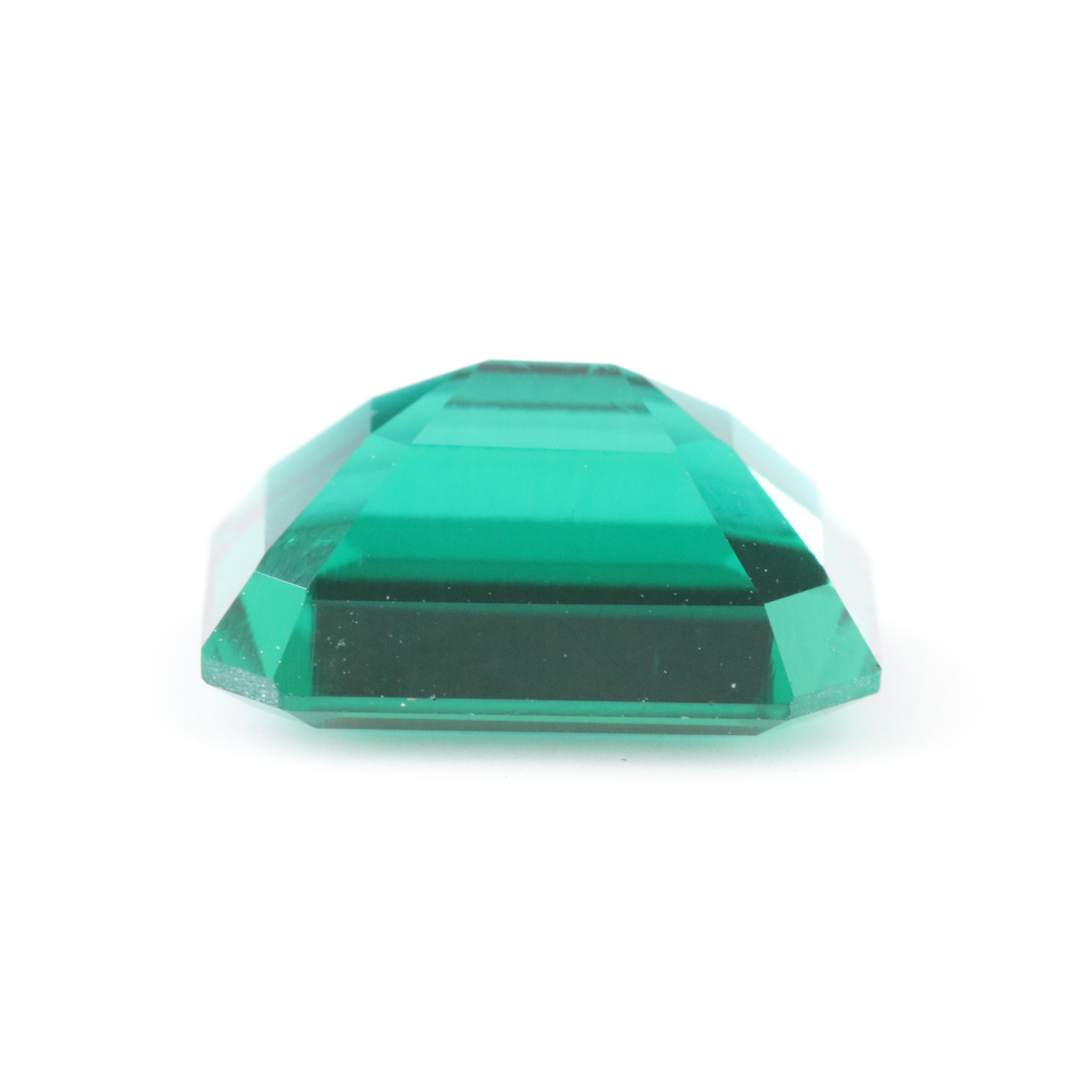 Loose 3.80 CT Lab Grown Emerald