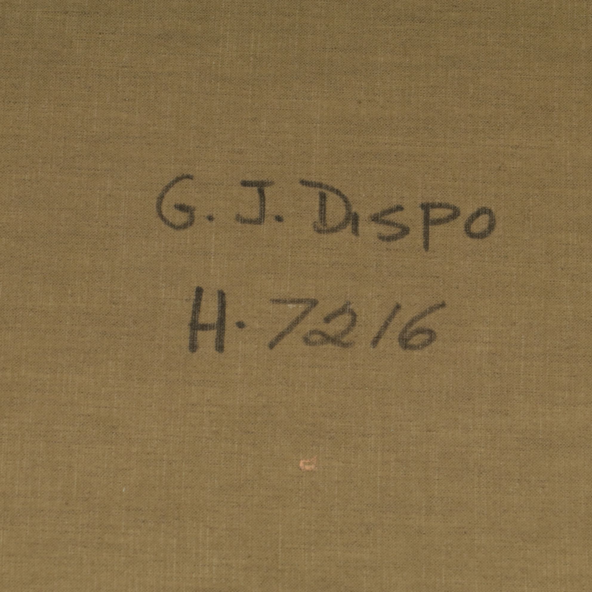 Jacobus Lambertus Dispo Landscape Oil Painting "Westertoren, Amsterdam"