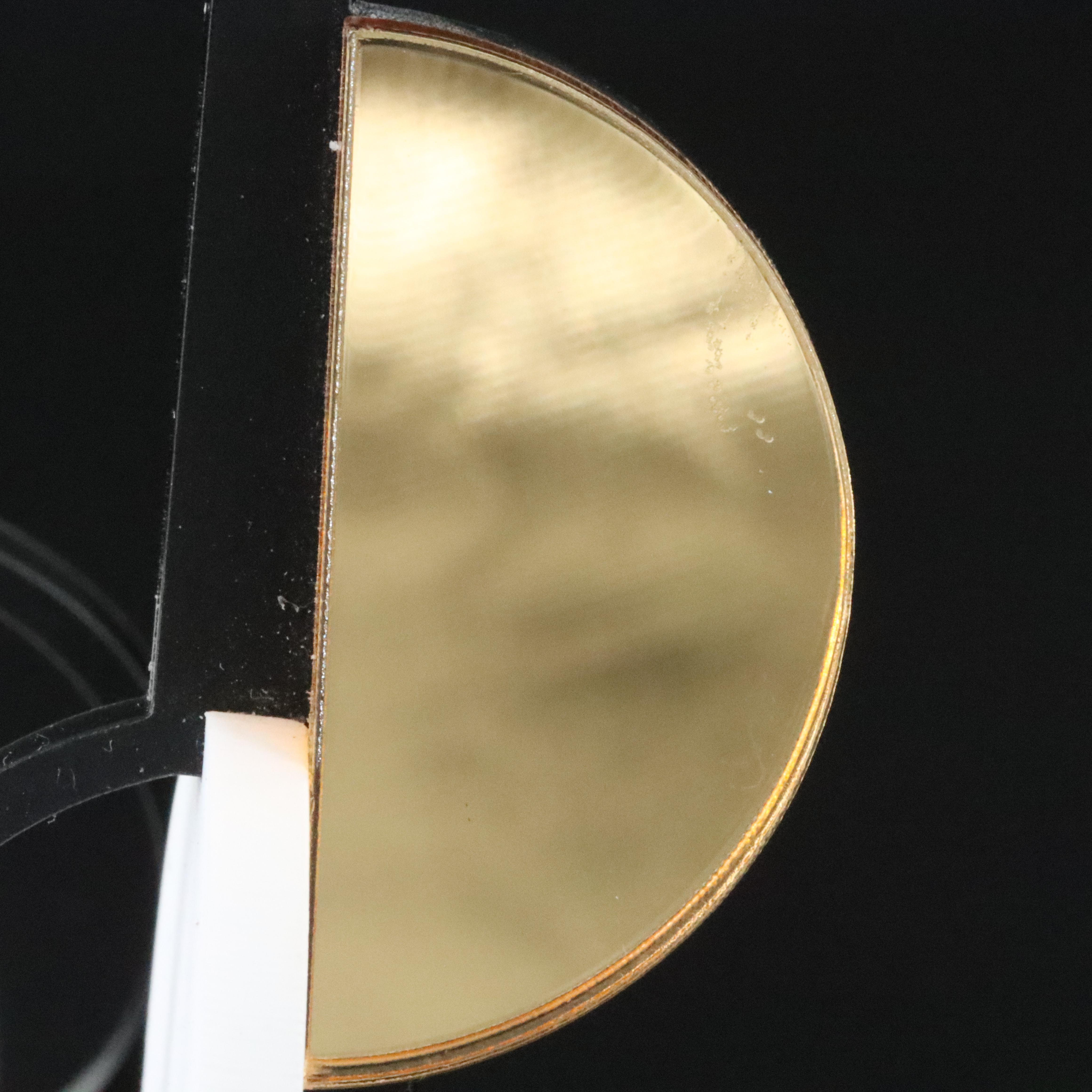 Pamela Coromoto Acrylic Statement Earrings in the Style of El Lissitzky