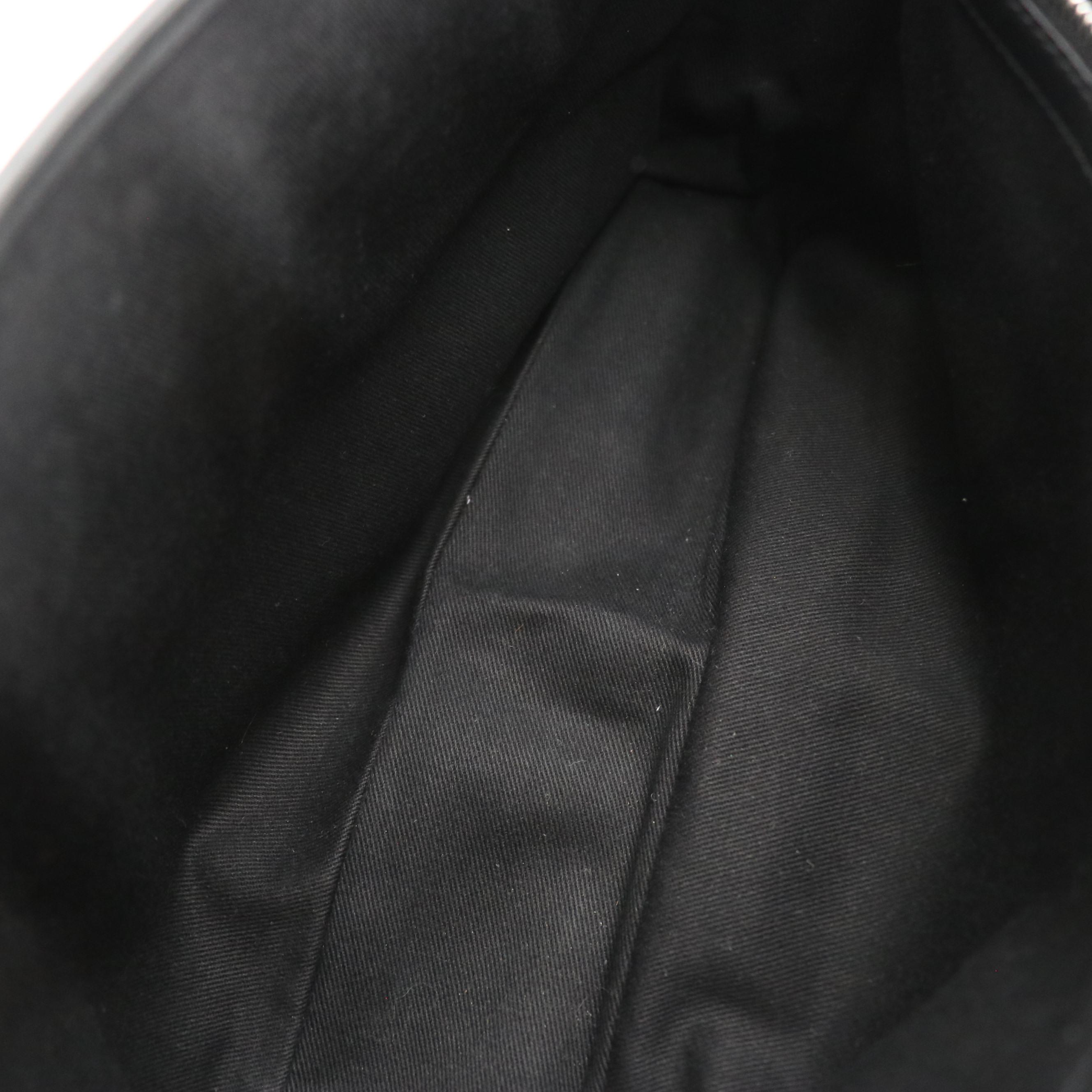 Celine Boogie Bag in C Logo Embossed Suede with Leather Trim