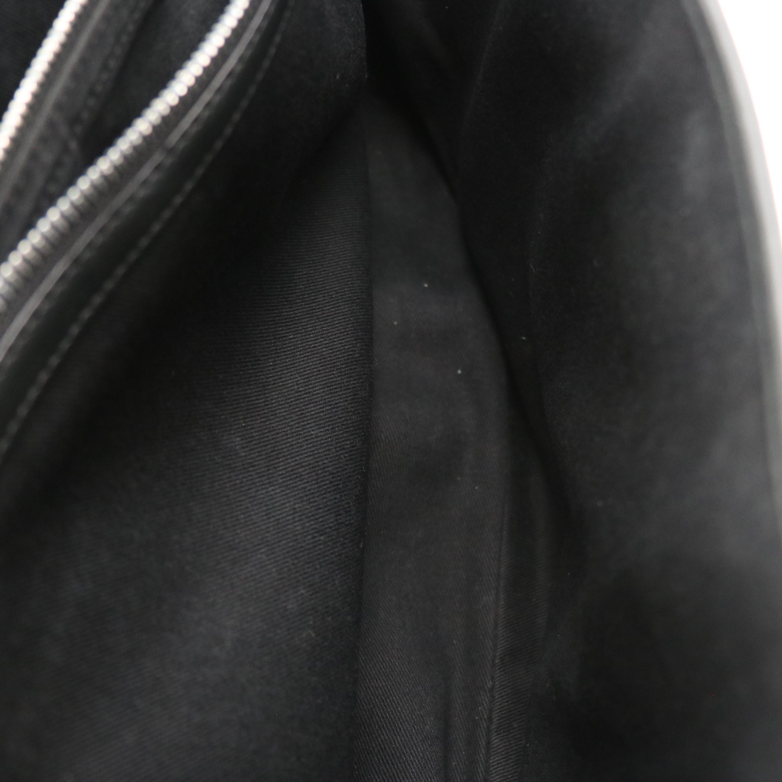 Celine Boogie Bag in C Logo Embossed Suede with Leather Trim