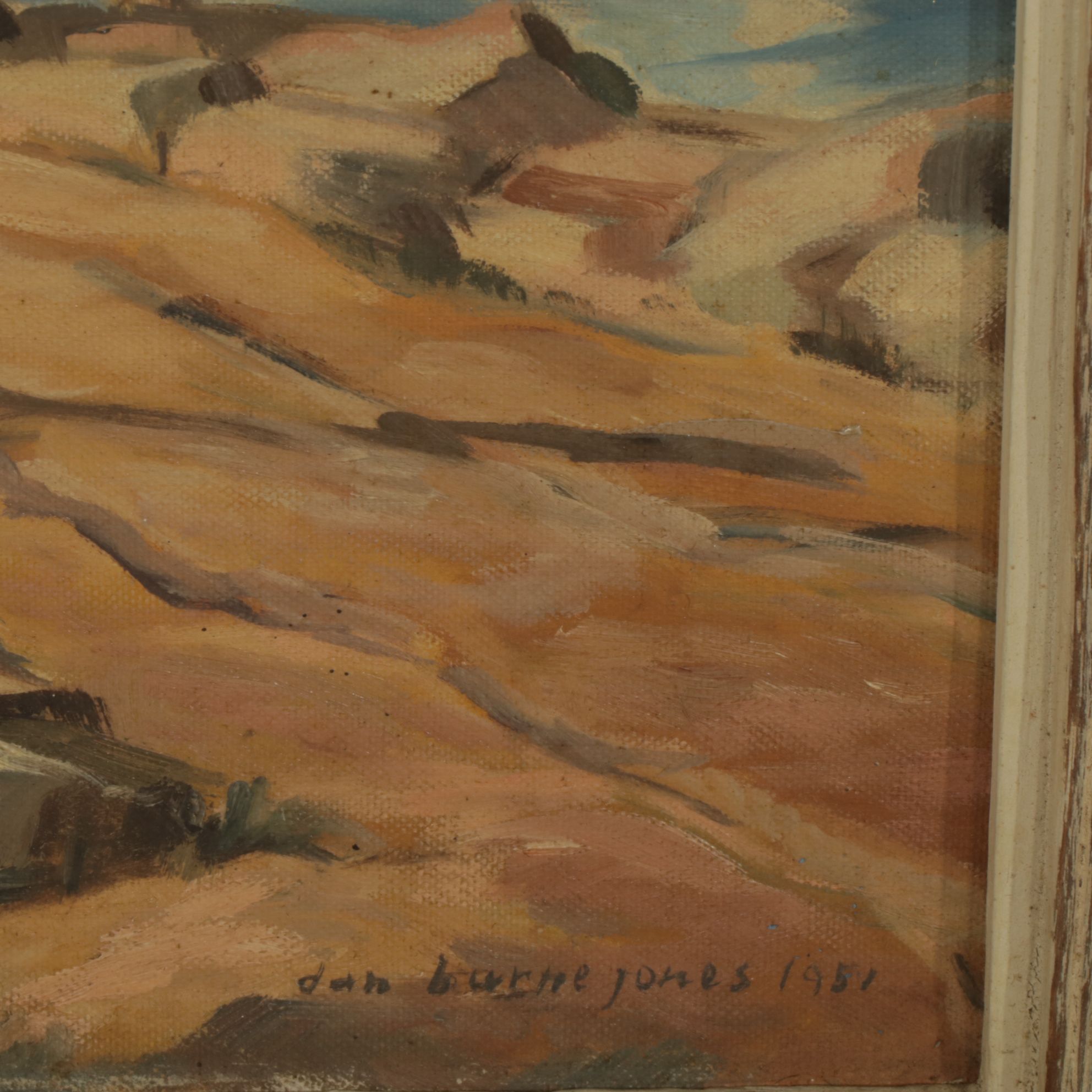 Dan Burne Jones Oil Painting "Anderson Boathouse & Dock - Ephraim, Wisconsin"