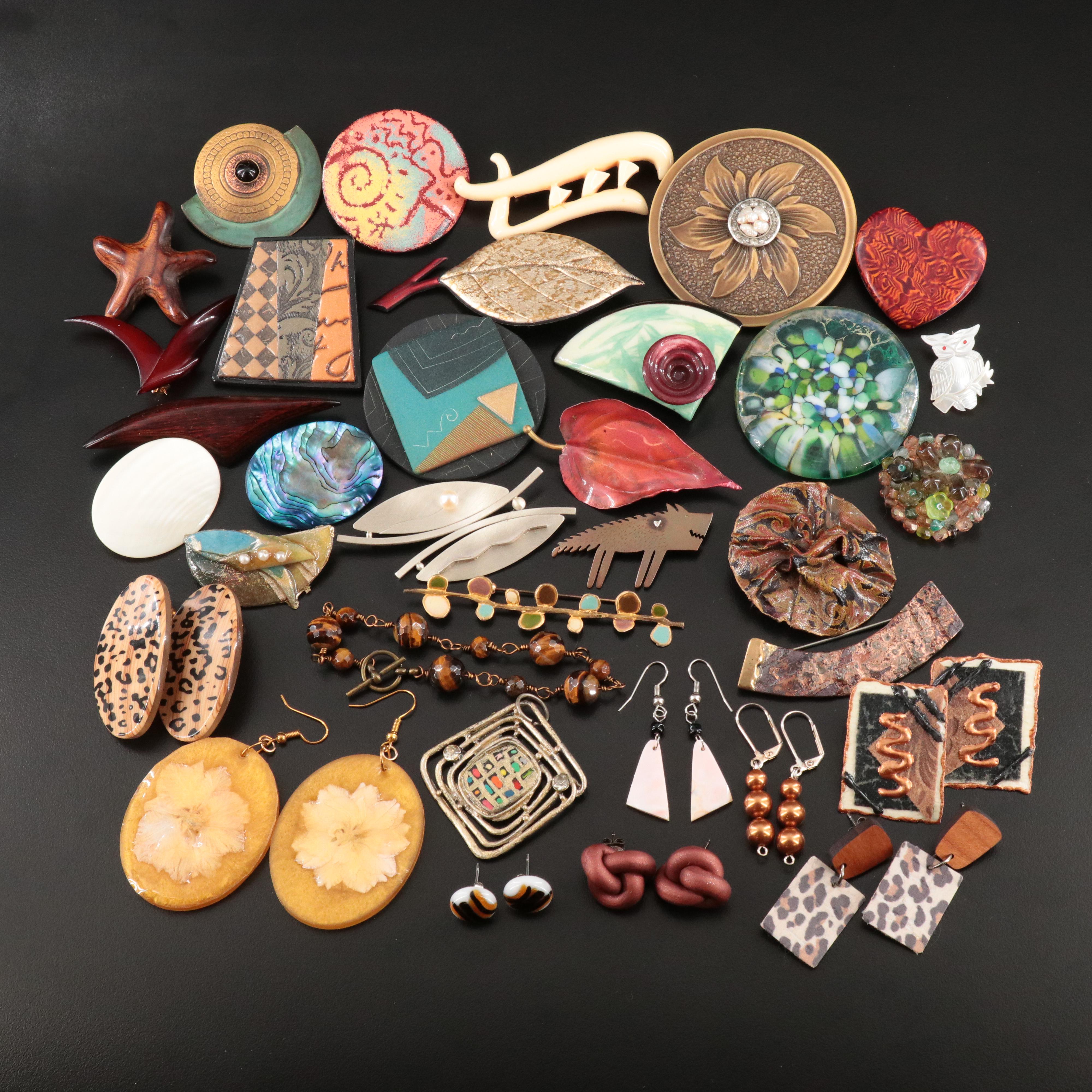 Buch & Duchmann, Tiger's Eye and Pearl Featured in Art Jewelry