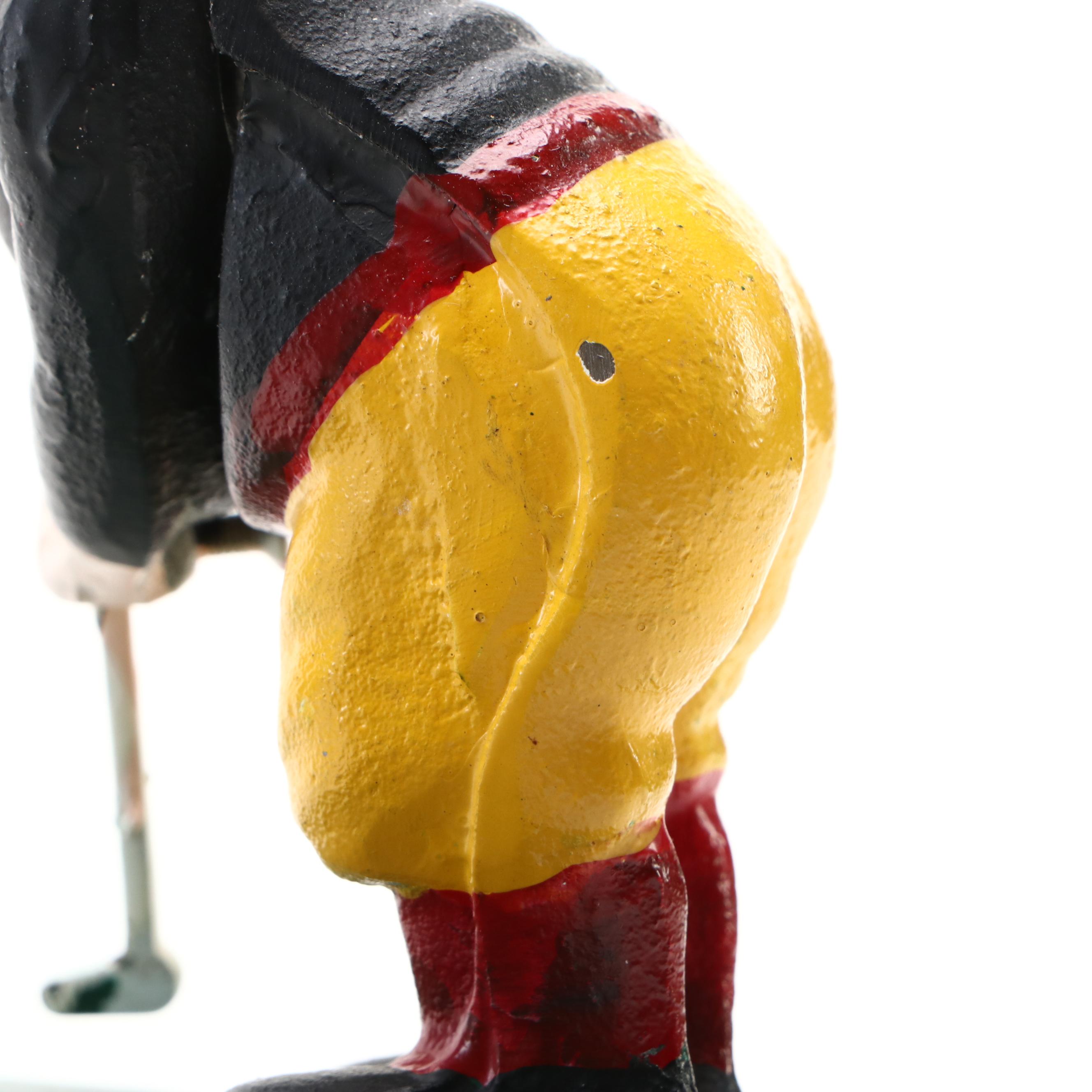 Upper Deck Cast Iron Golfer Bank