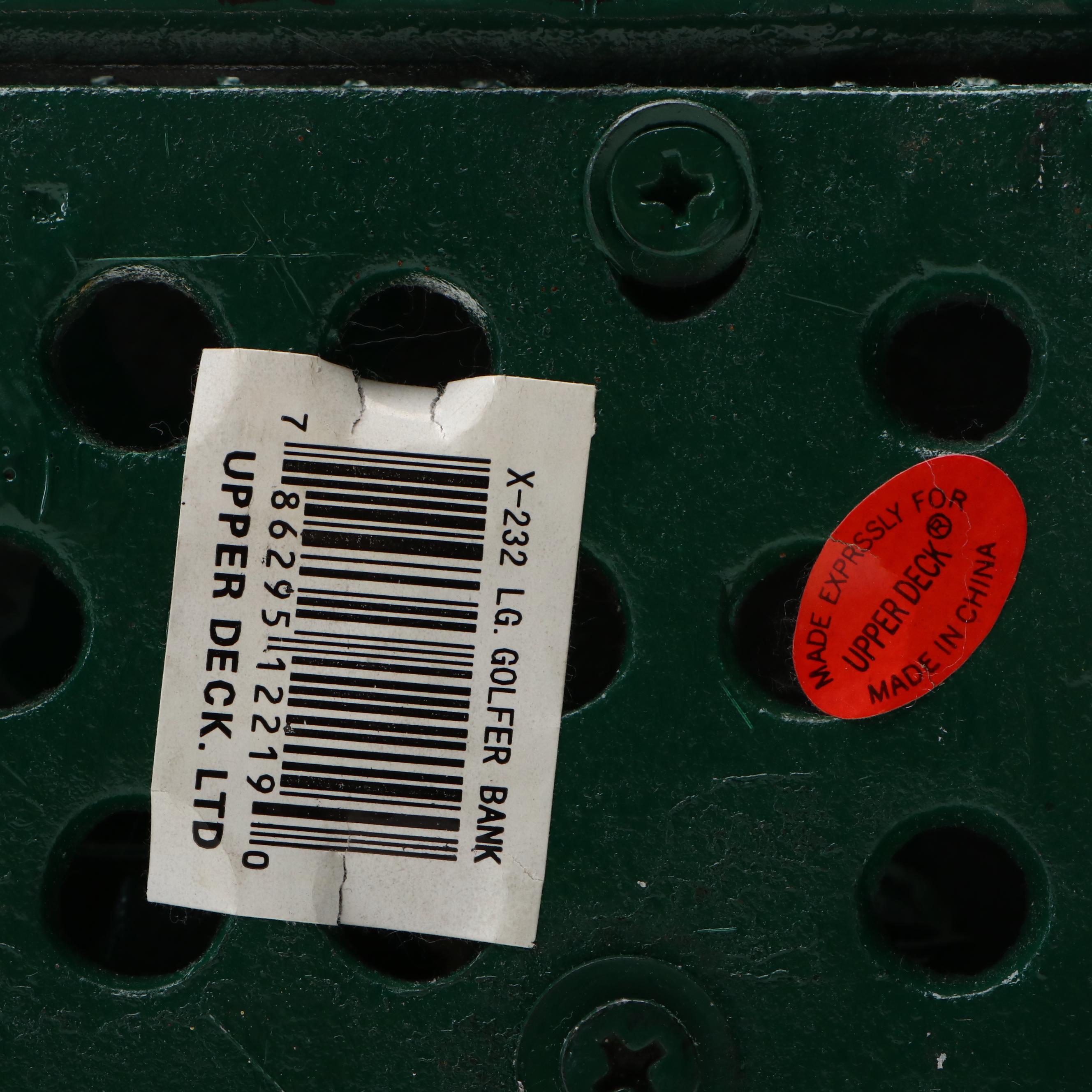 Upper Deck Cast Iron Golfer Bank