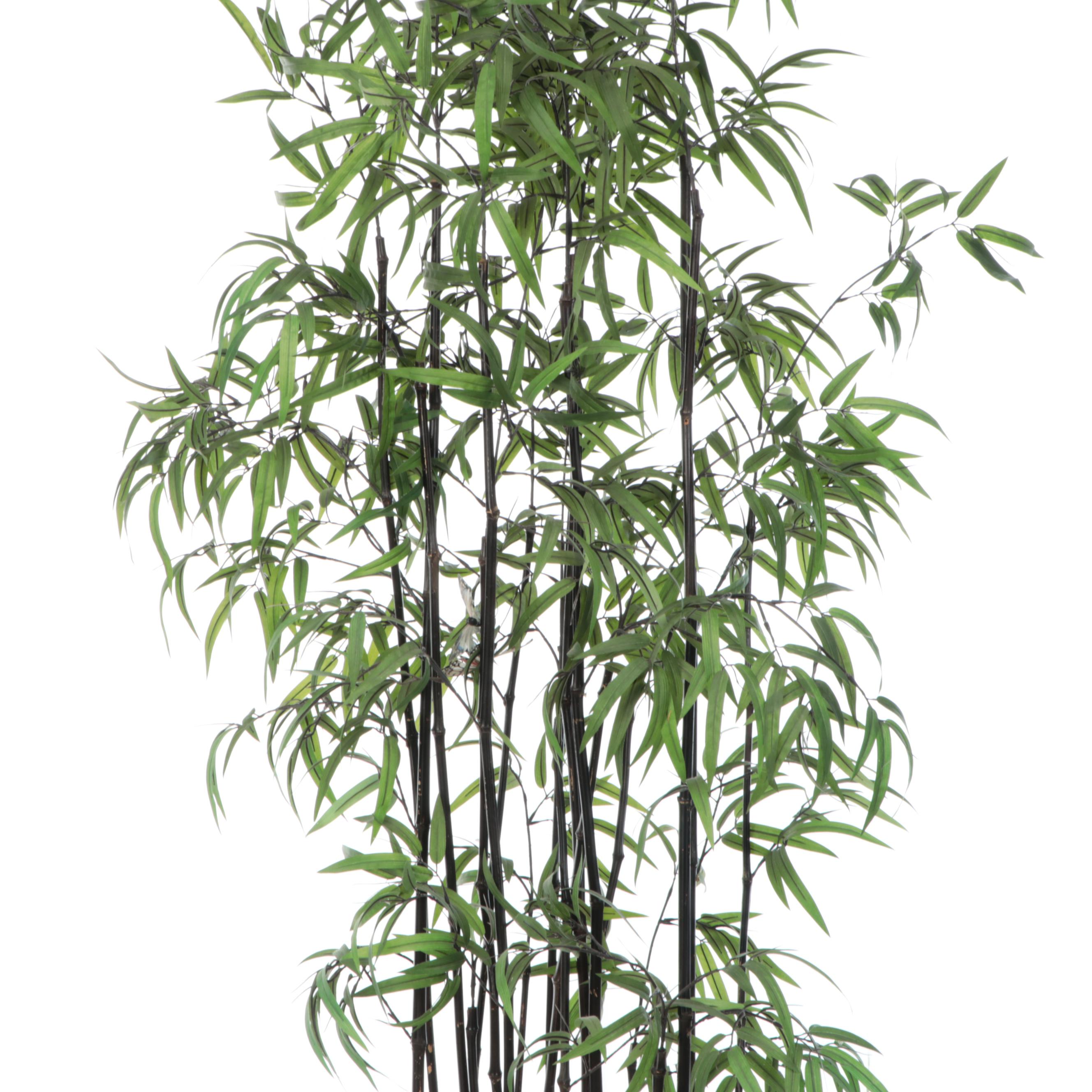 Potted Faux Bamboo Shoots