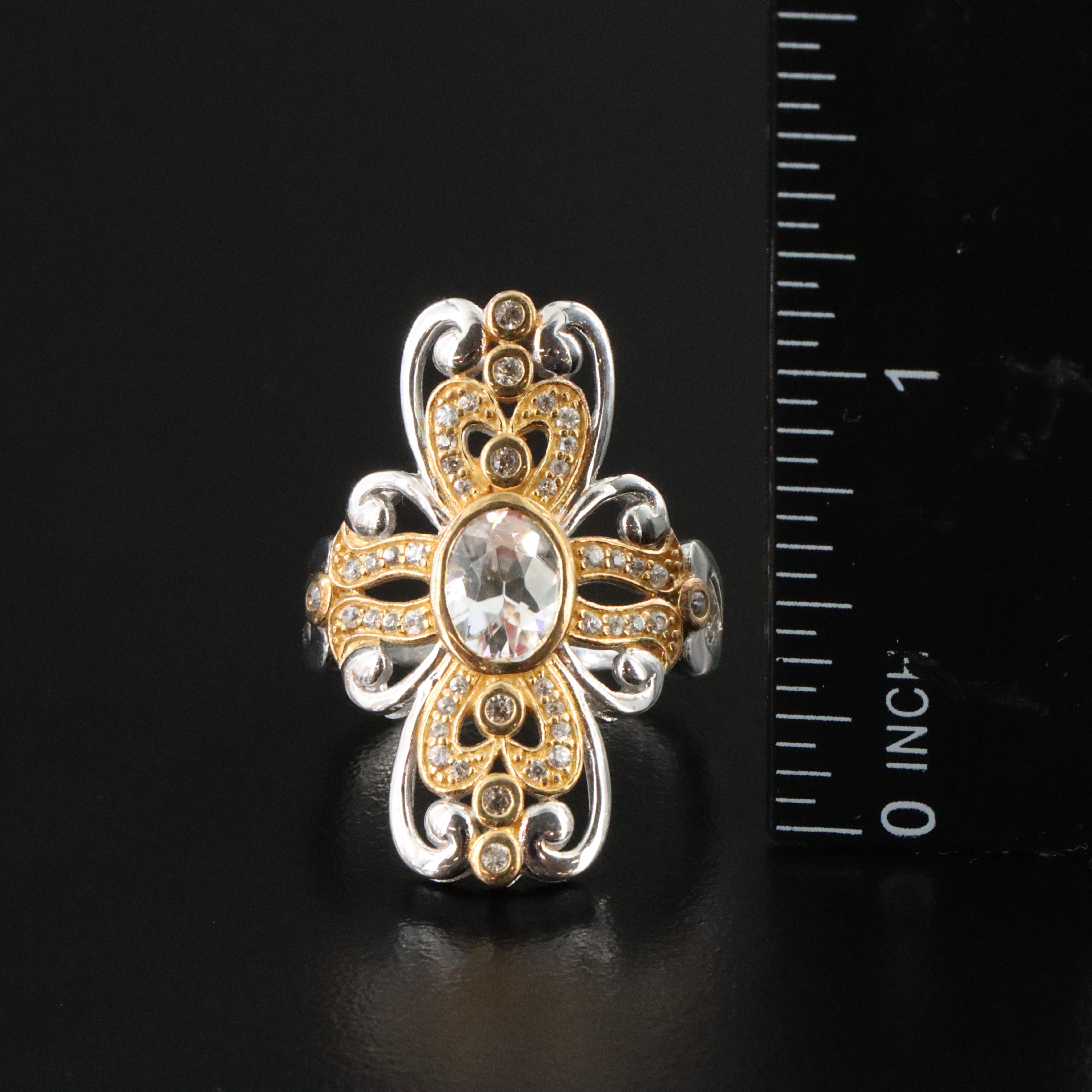 Sterling Jewelry Collection with Diamonds and Strontium Titanate