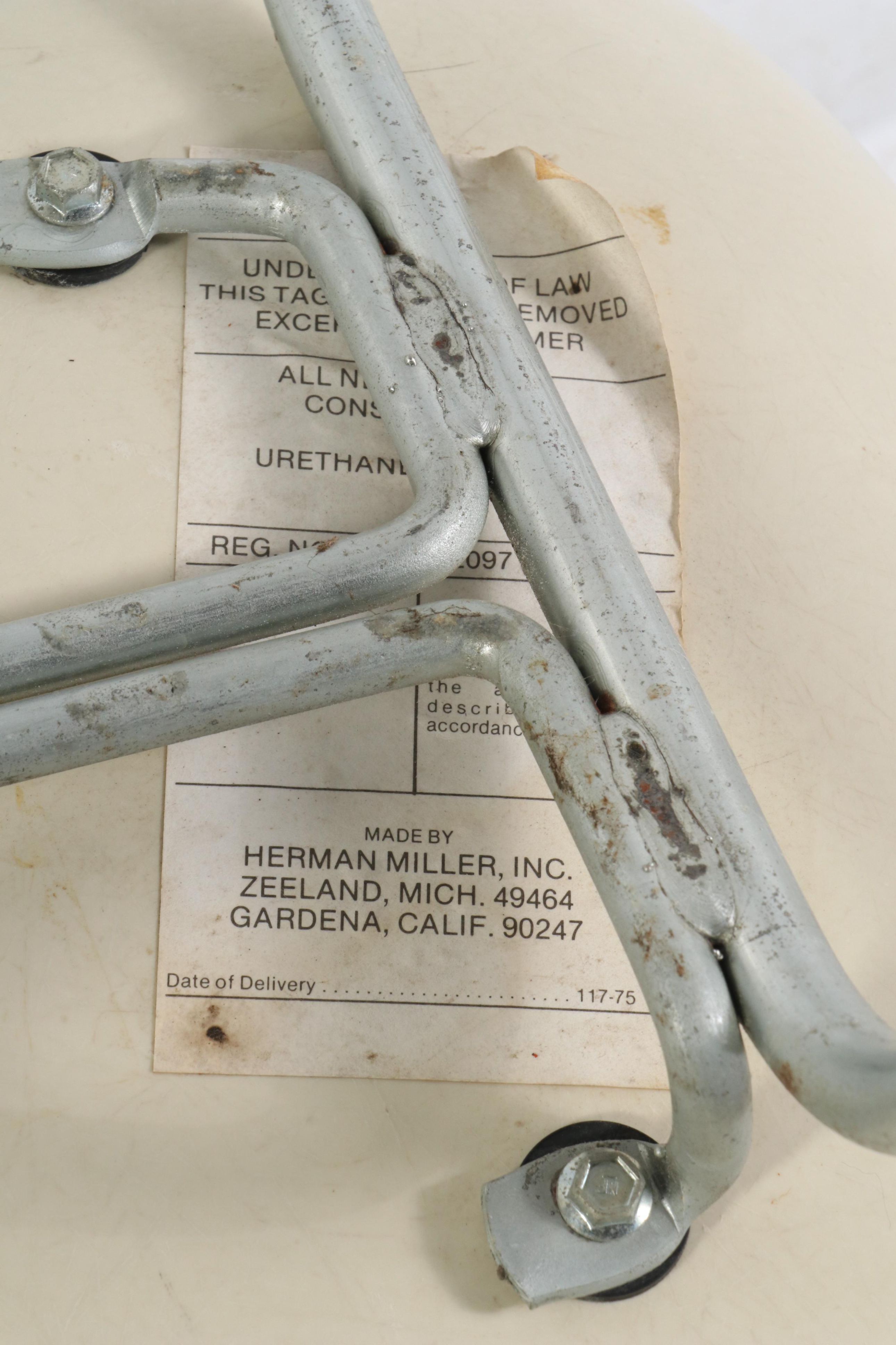 Charles and Ray Eames for Herman Miller Fiberglass Shell Armchair, Mid-20th C.