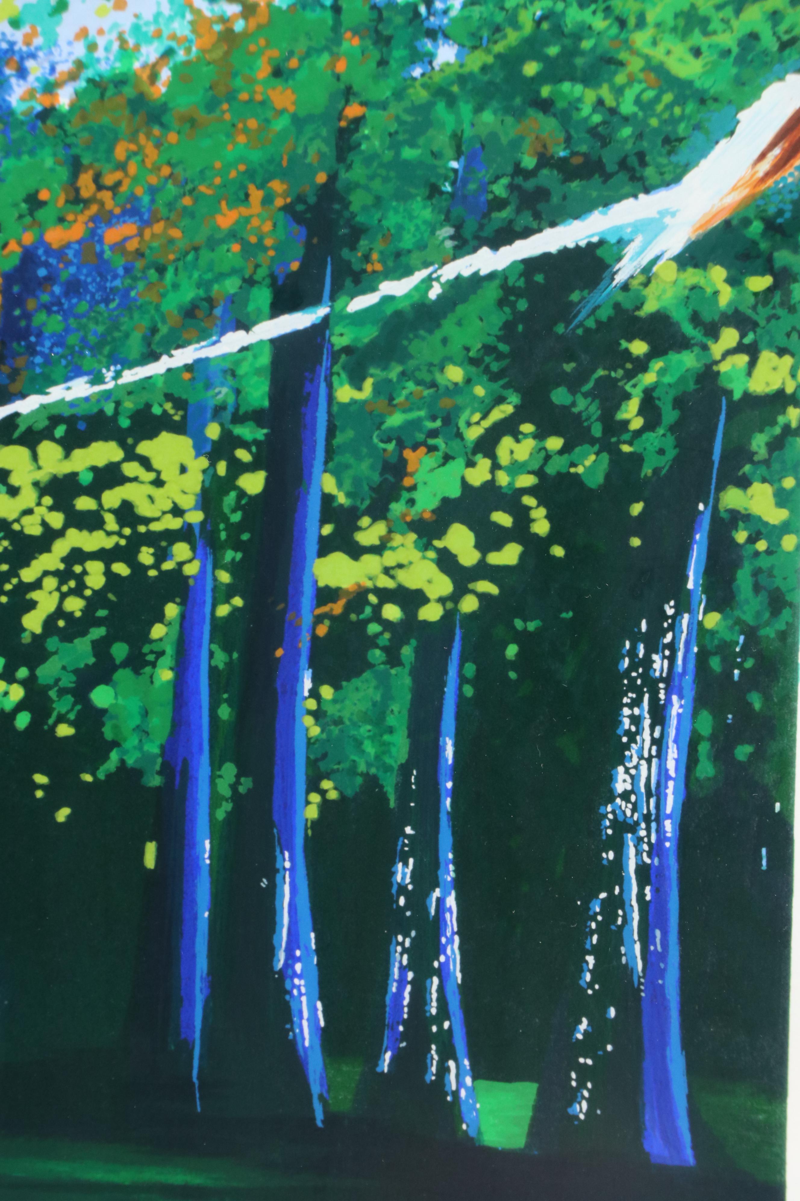 Victor Spahn Golf Serigraph "Swing II," 1999