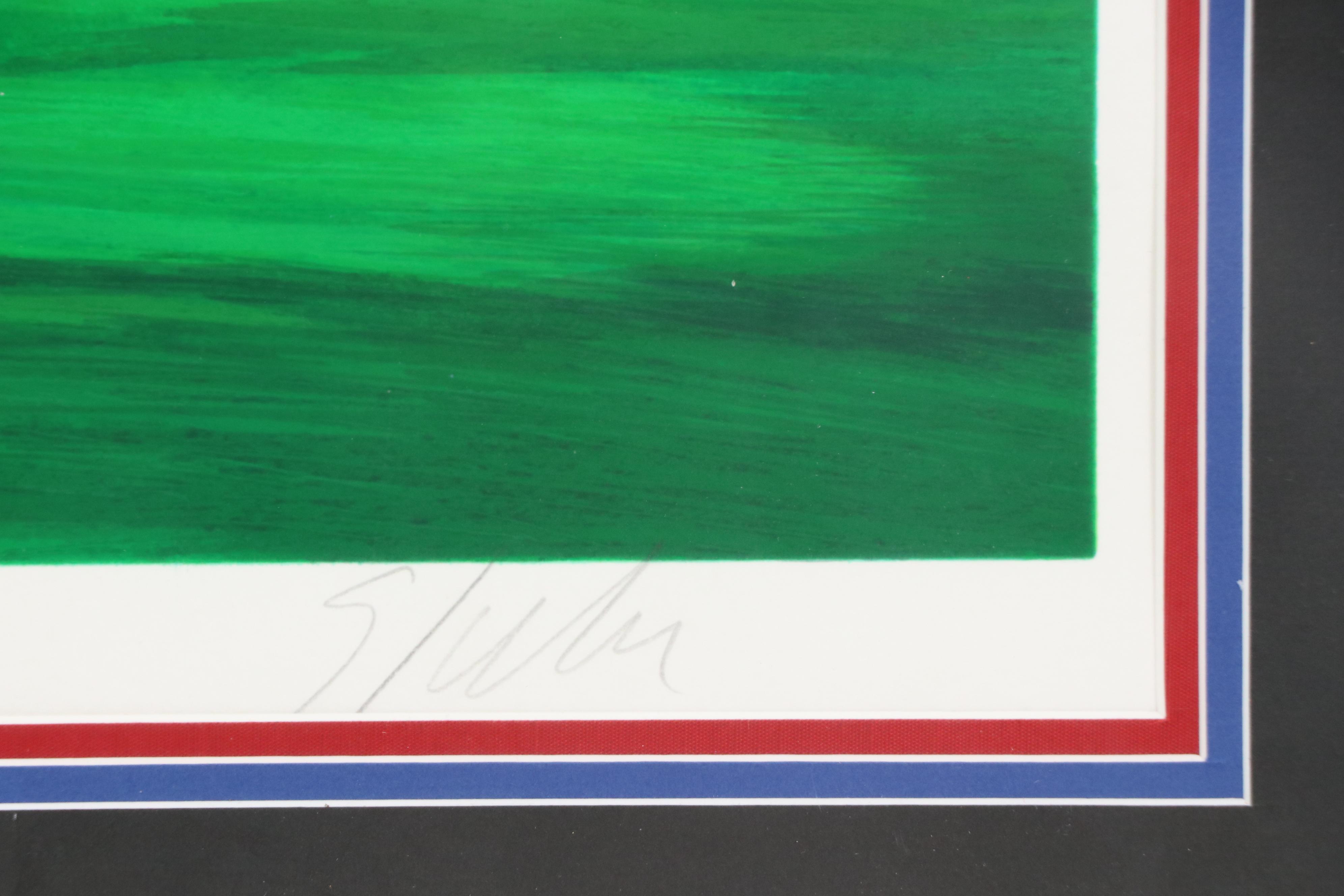 Victor Spahn Golf Serigraph "Swing II," 1999