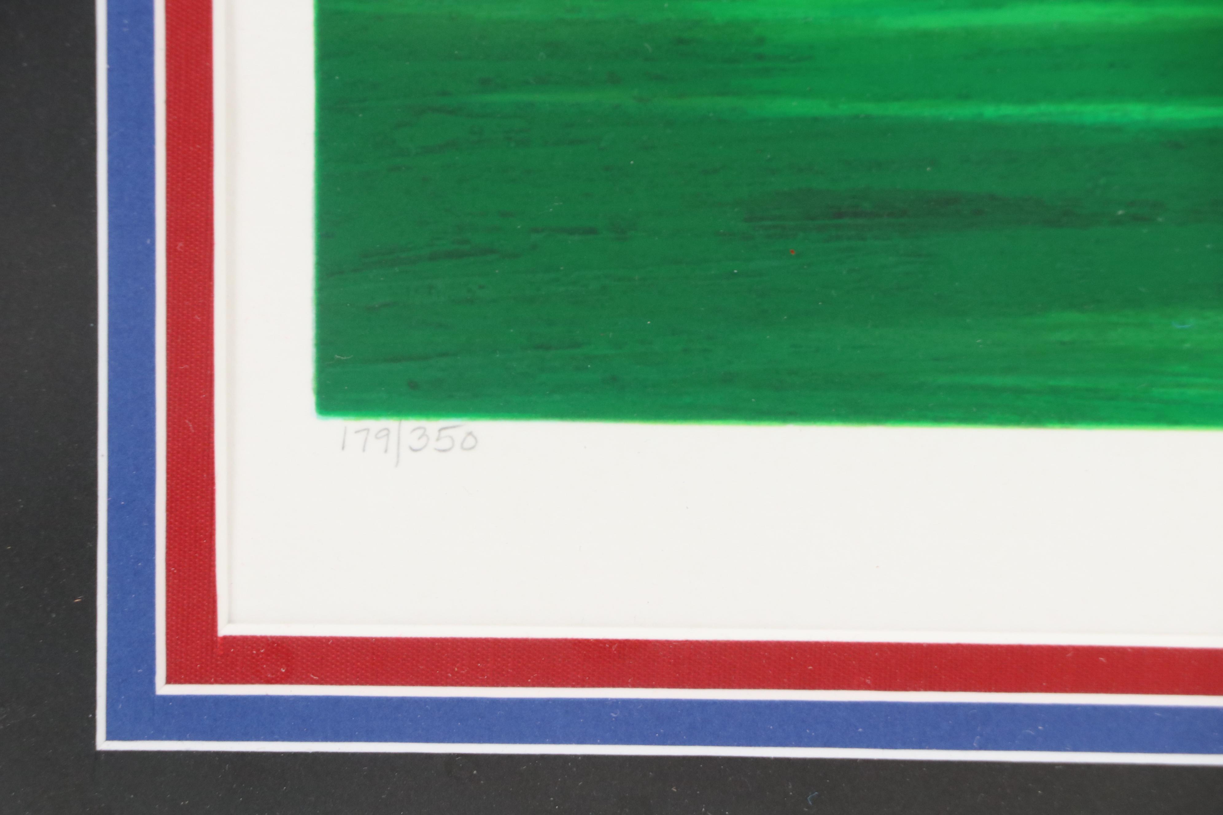 Victor Spahn Golf Serigraph "Swing II," 1999