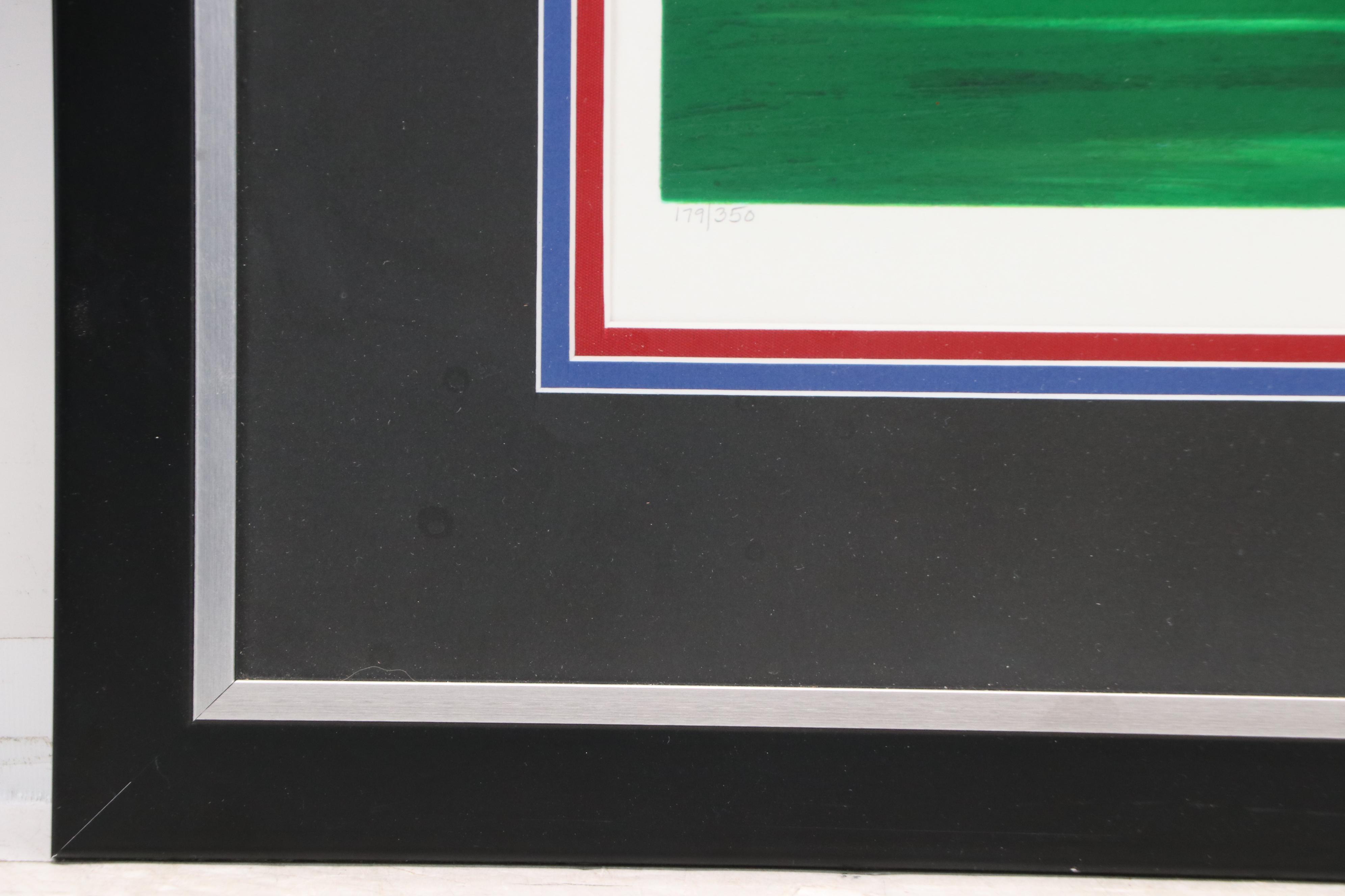 Victor Spahn Golf Serigraph "Swing II," 1999