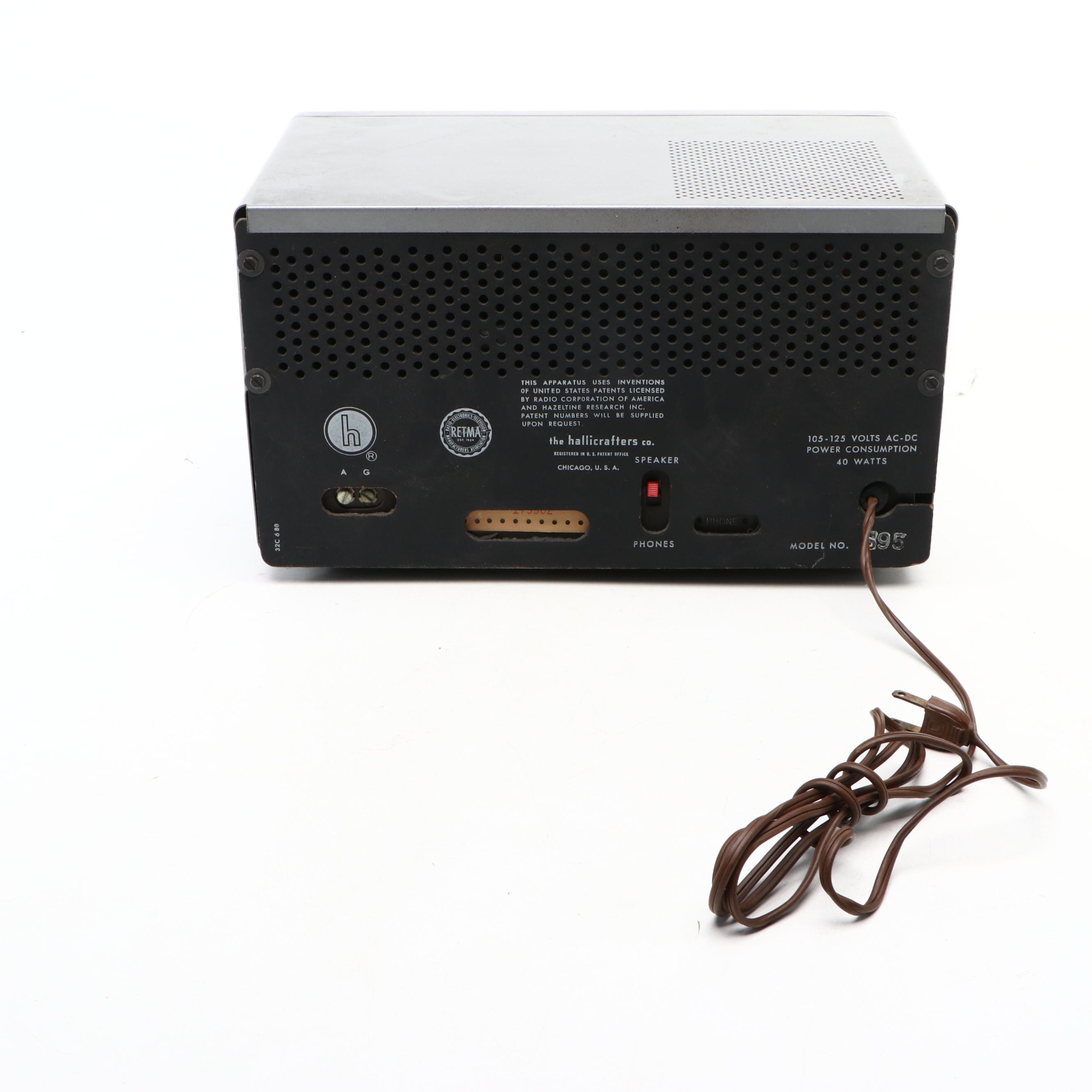 Halicrafters S-94 Receiver and General Electric Radios, 1950s