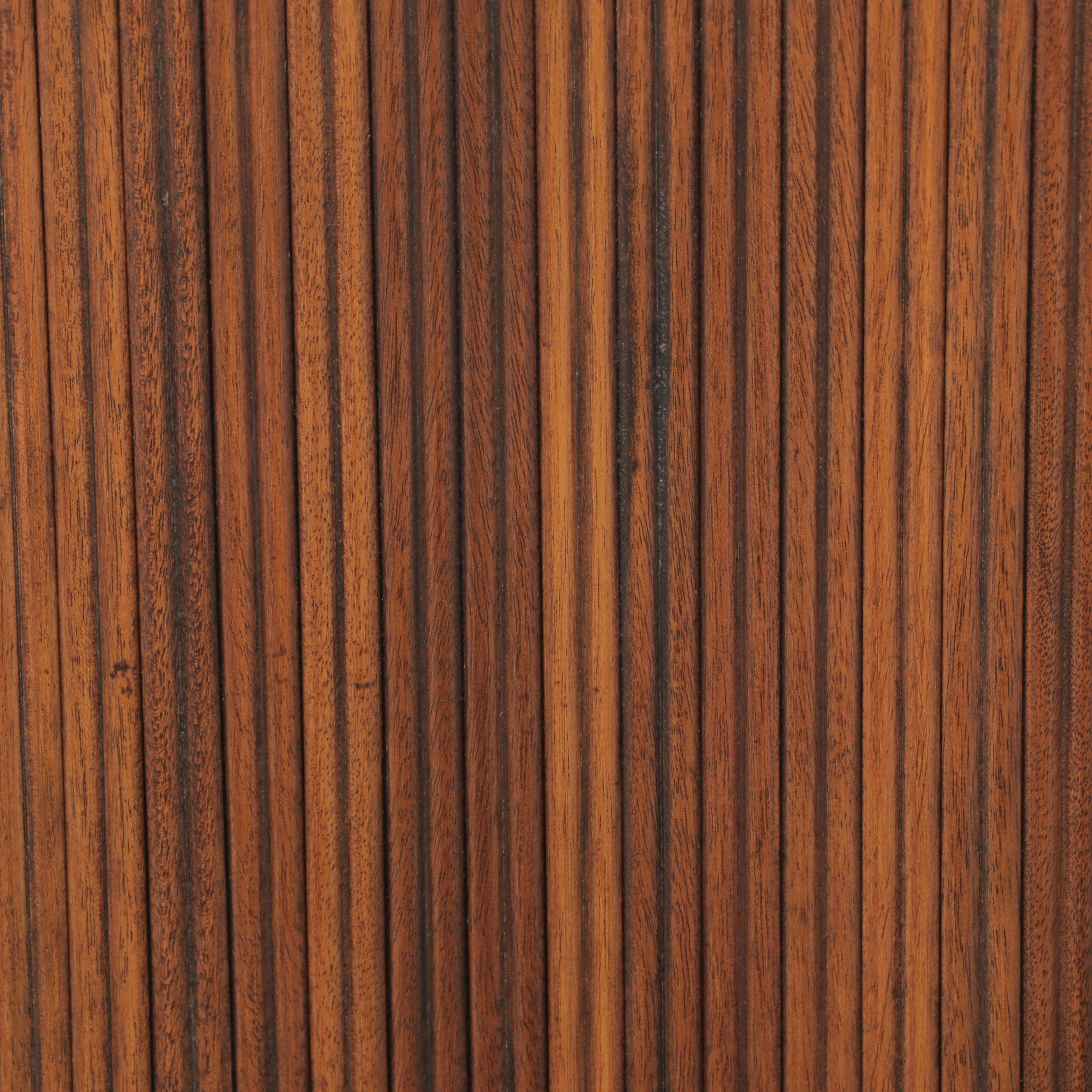 Henredon Mid Century Modern Rosewood Bar Cabinet on Casters