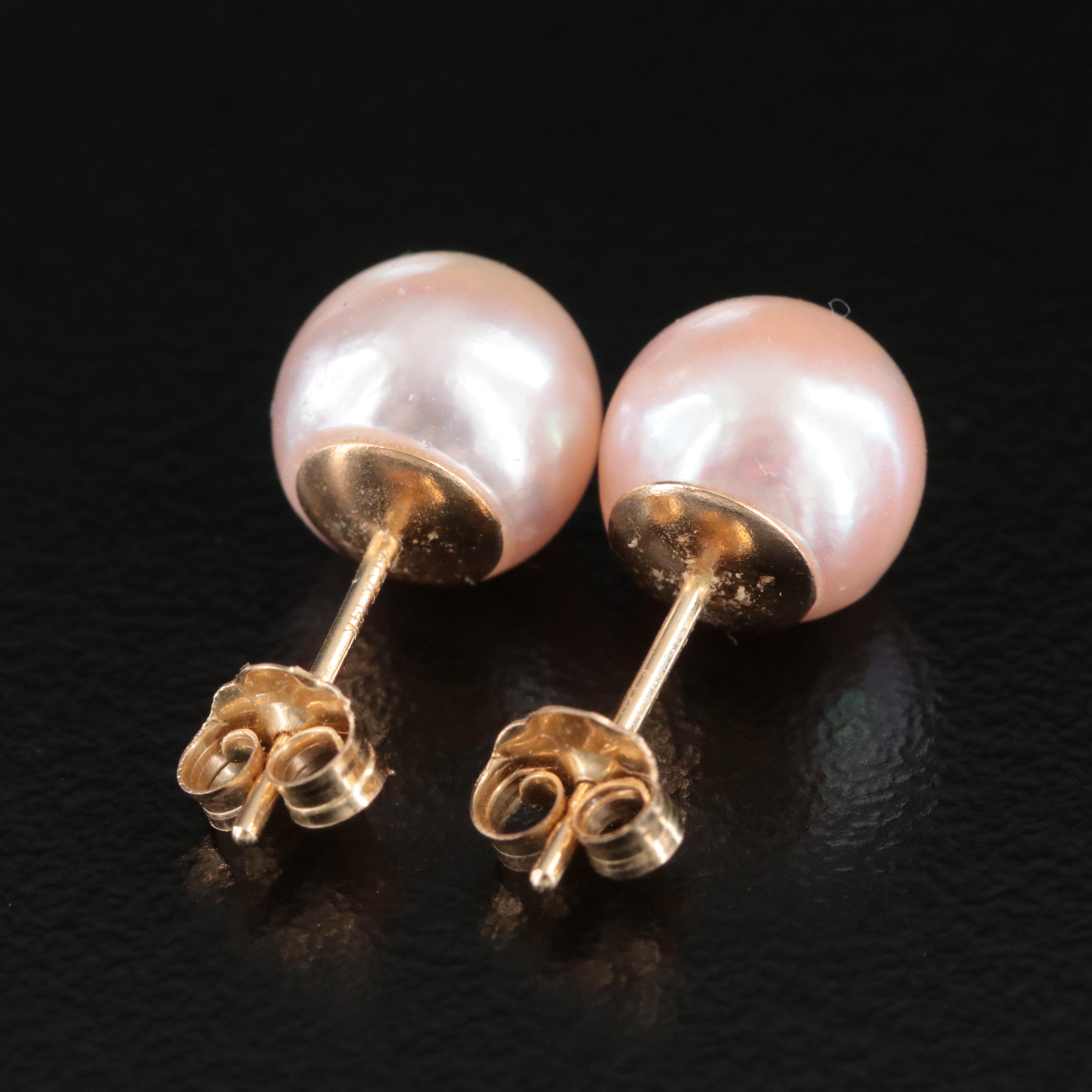 14K Pearl Earrings