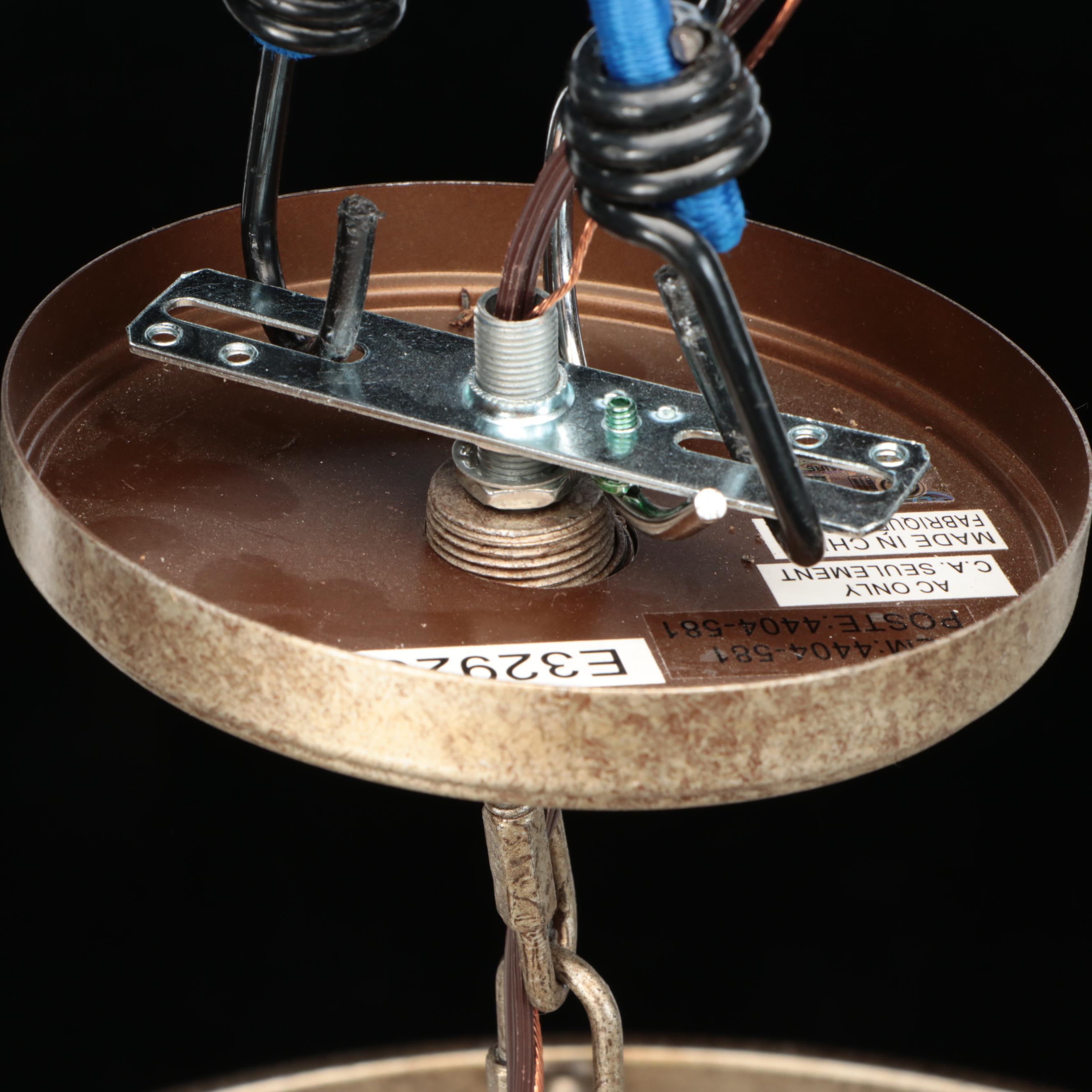 Minka Lavery Olympus Gold Five-Arm Drum Chandelier with Crystal Pendants