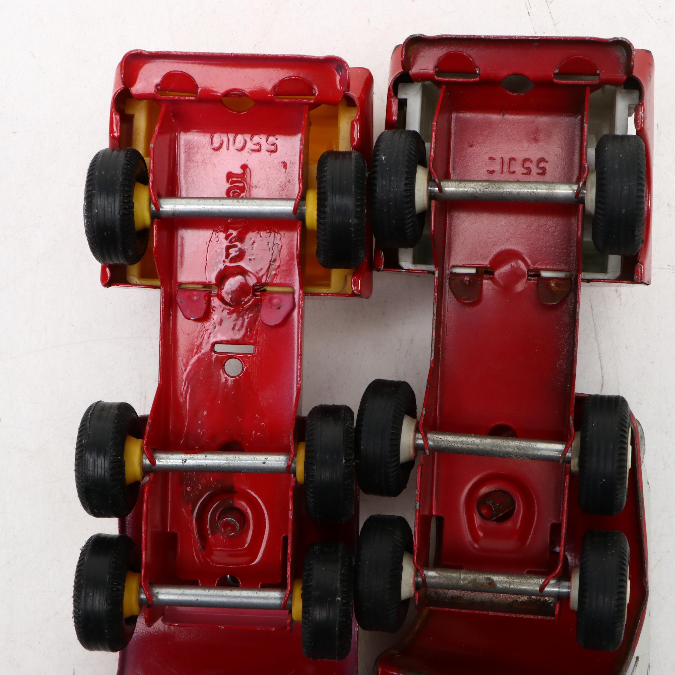 Tonka "Hook N' Ladder" and More Pressed Steel Toy Trucks, 1970s