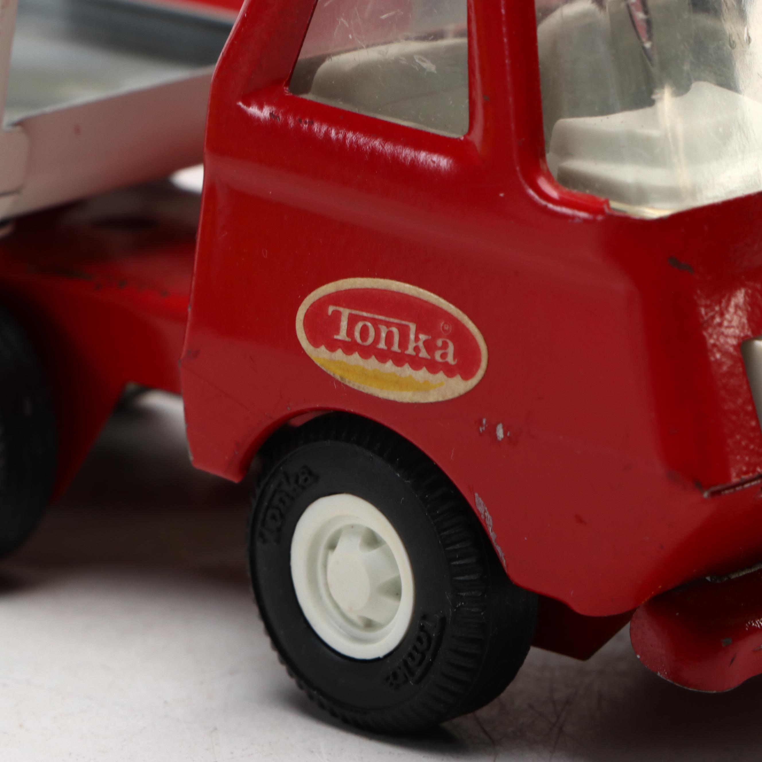 Tonka "Hook N' Ladder" and More Pressed Steel Toy Trucks, 1970s