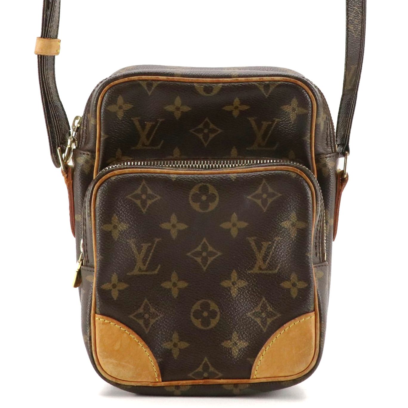 Louis Vuitton Amazone Crossbody Bag in Monogram Canvas and Vachetta Leather