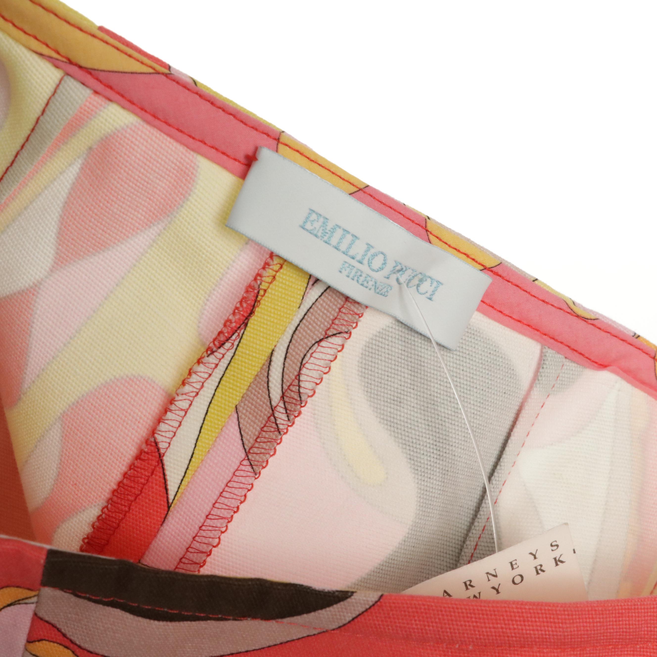 Emilio Pucci Multicolor Printed Skirt and Pants with Tags