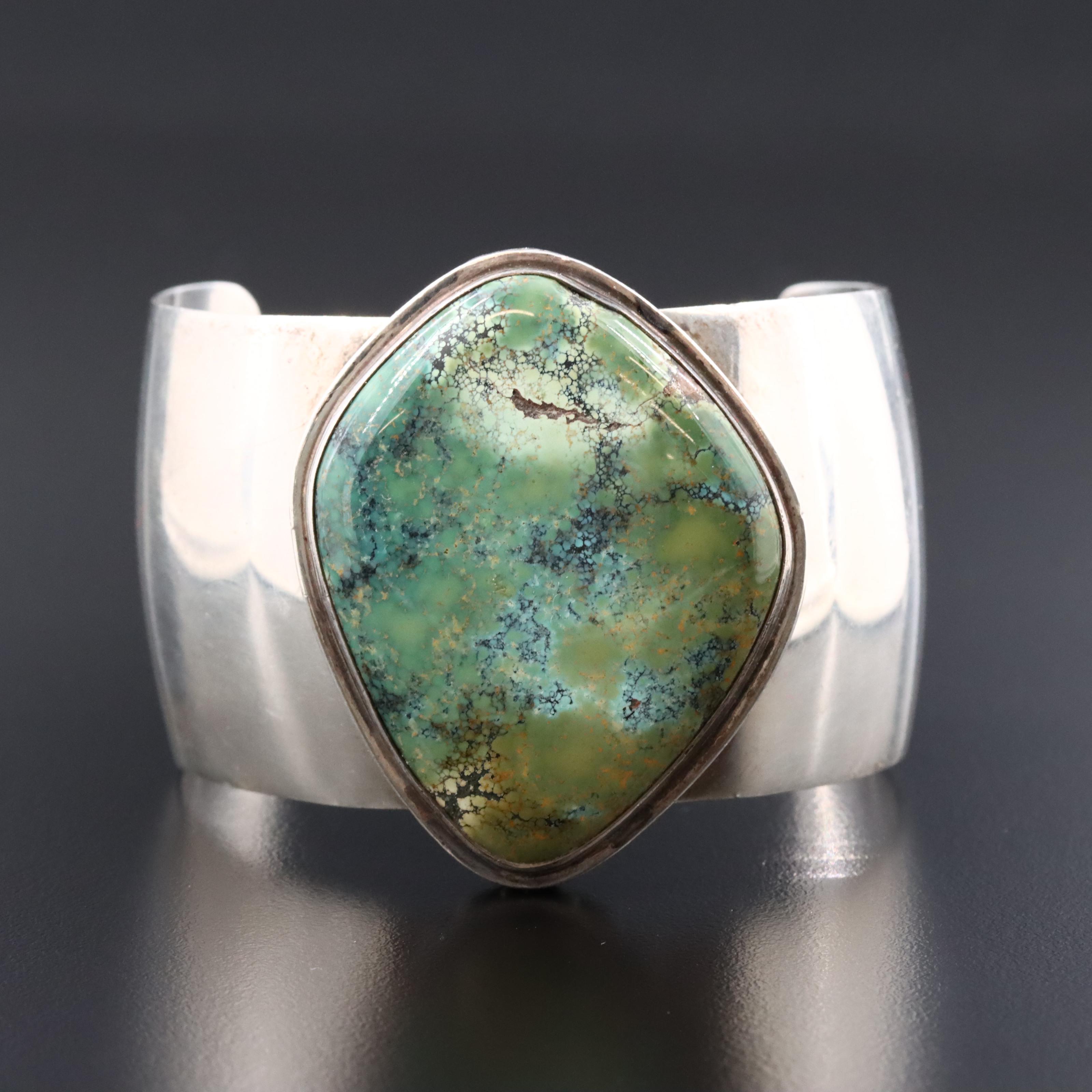 Sterling Turqoise Cuff