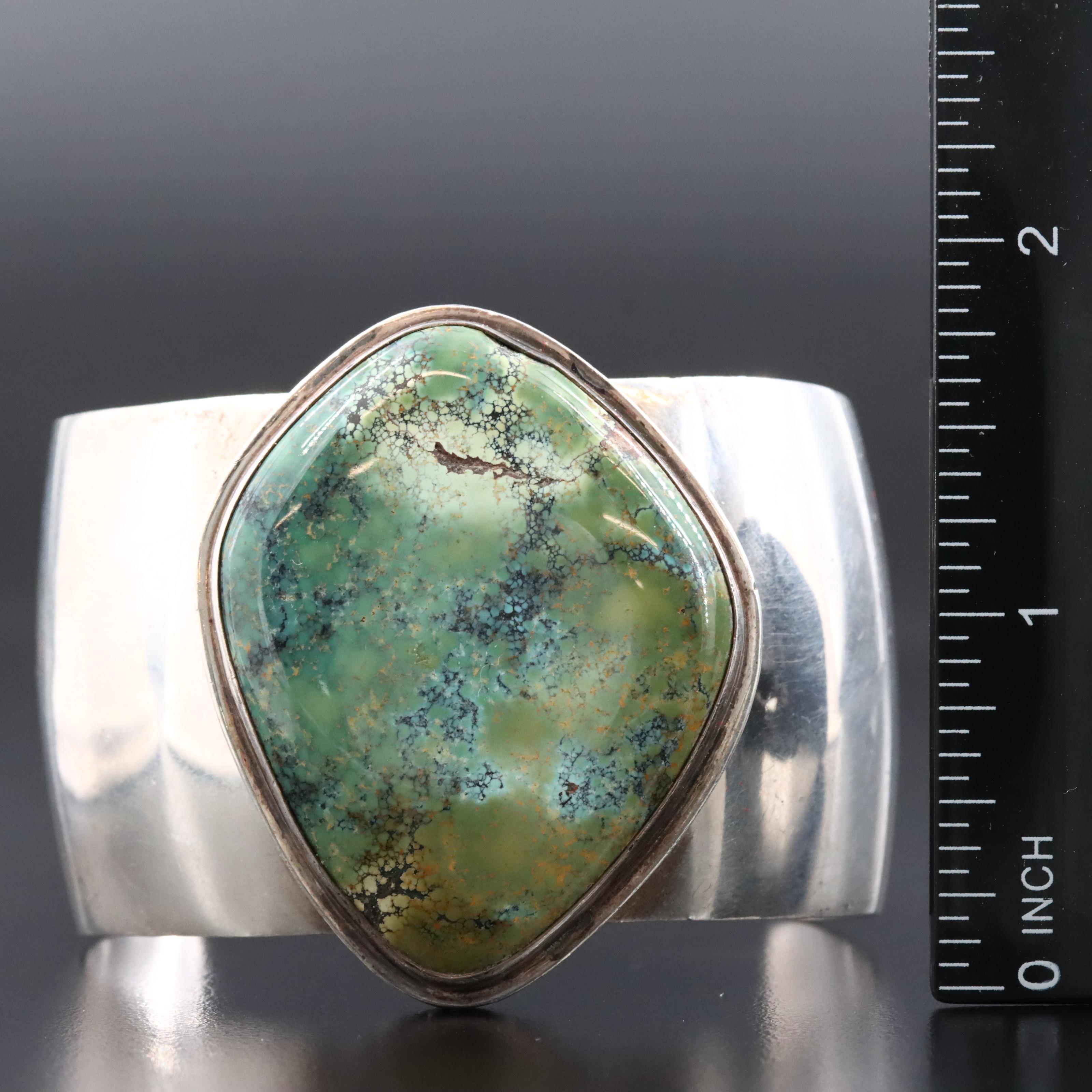 Sterling Turqoise Cuff