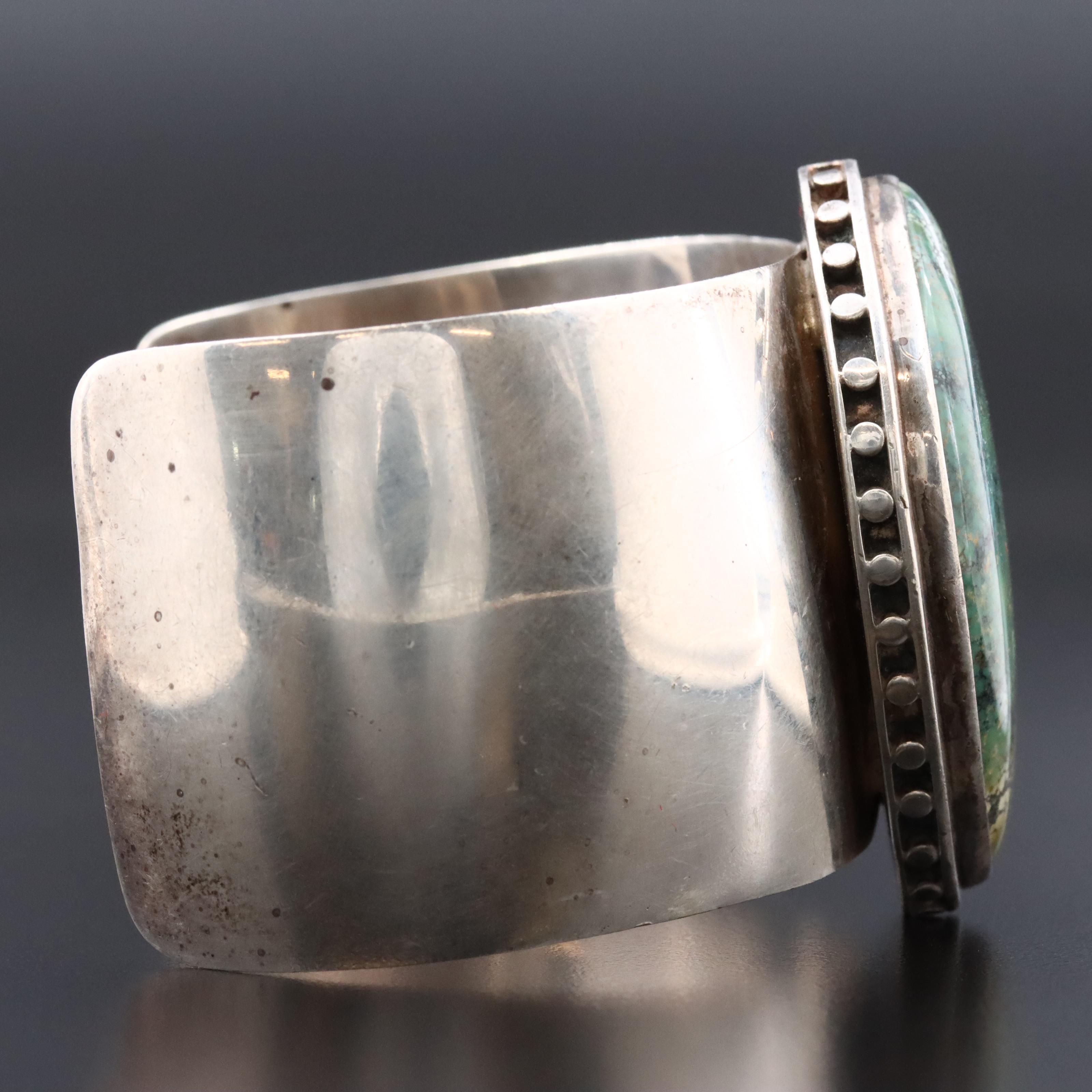 Sterling Turqoise Cuff