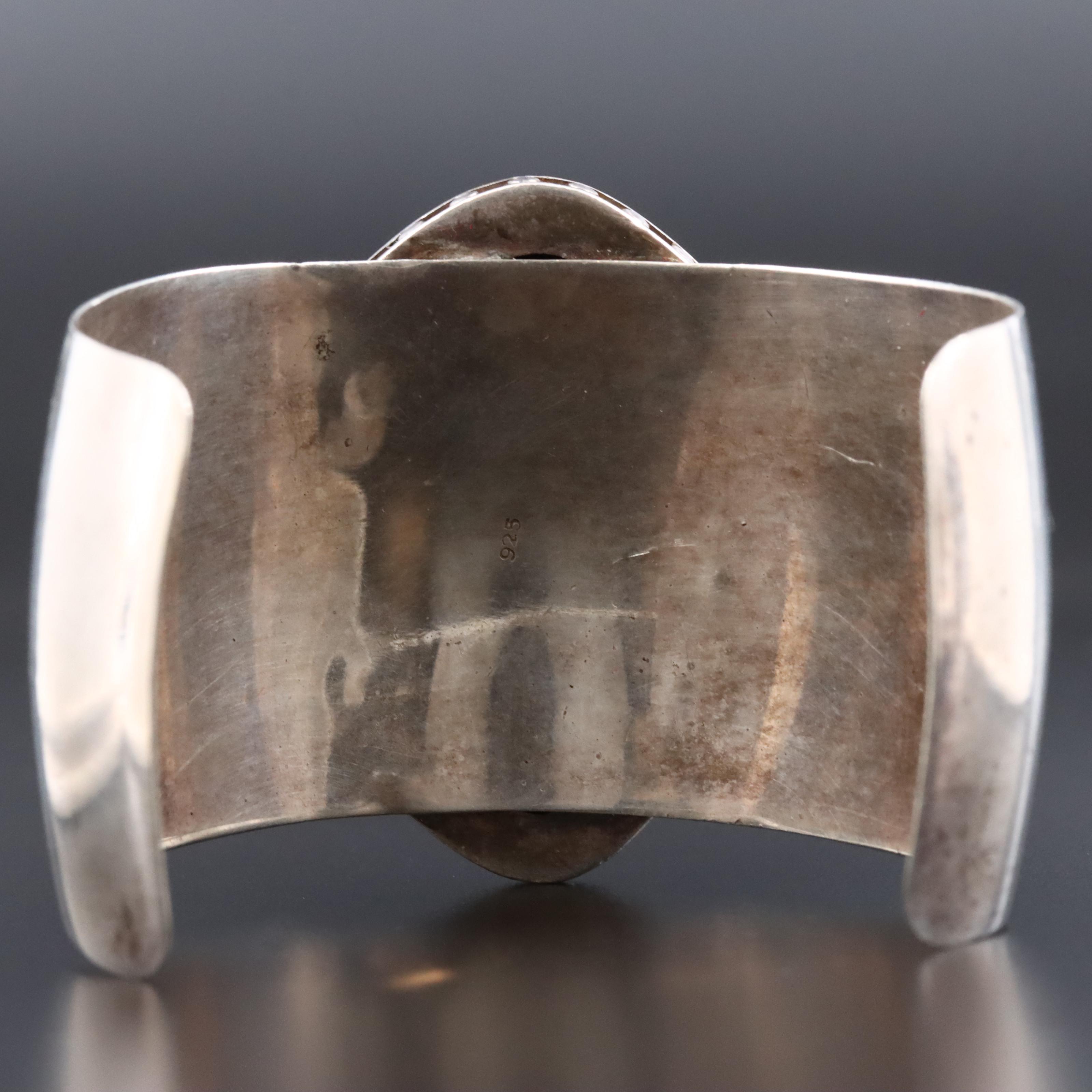 Sterling Turqoise Cuff