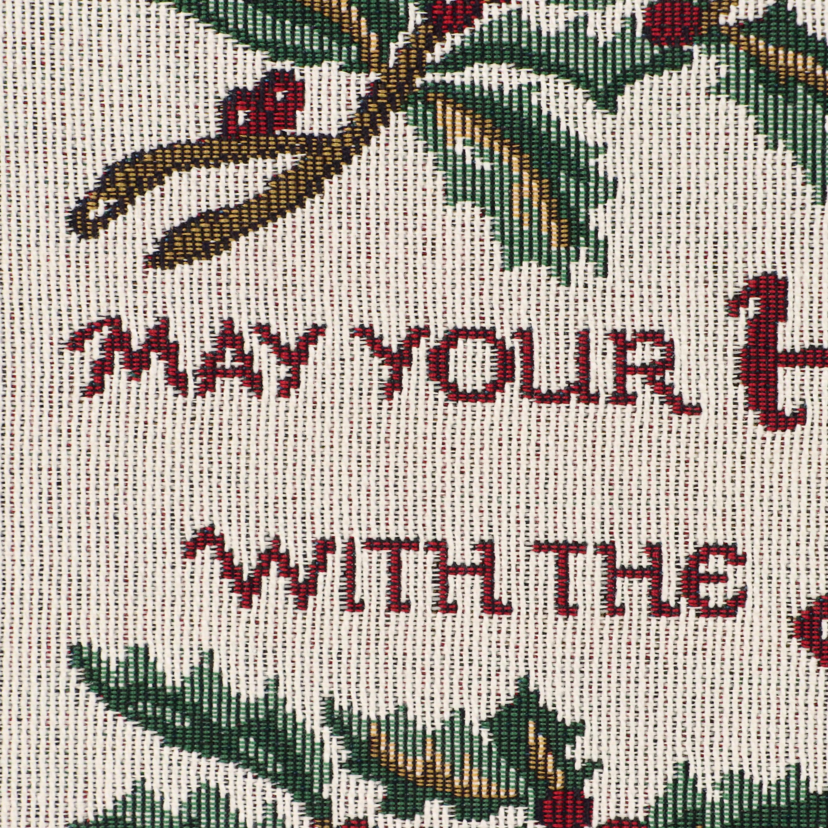 Handmade Valentine Cross-Stitch Panel with Christmas Tapestry Panel