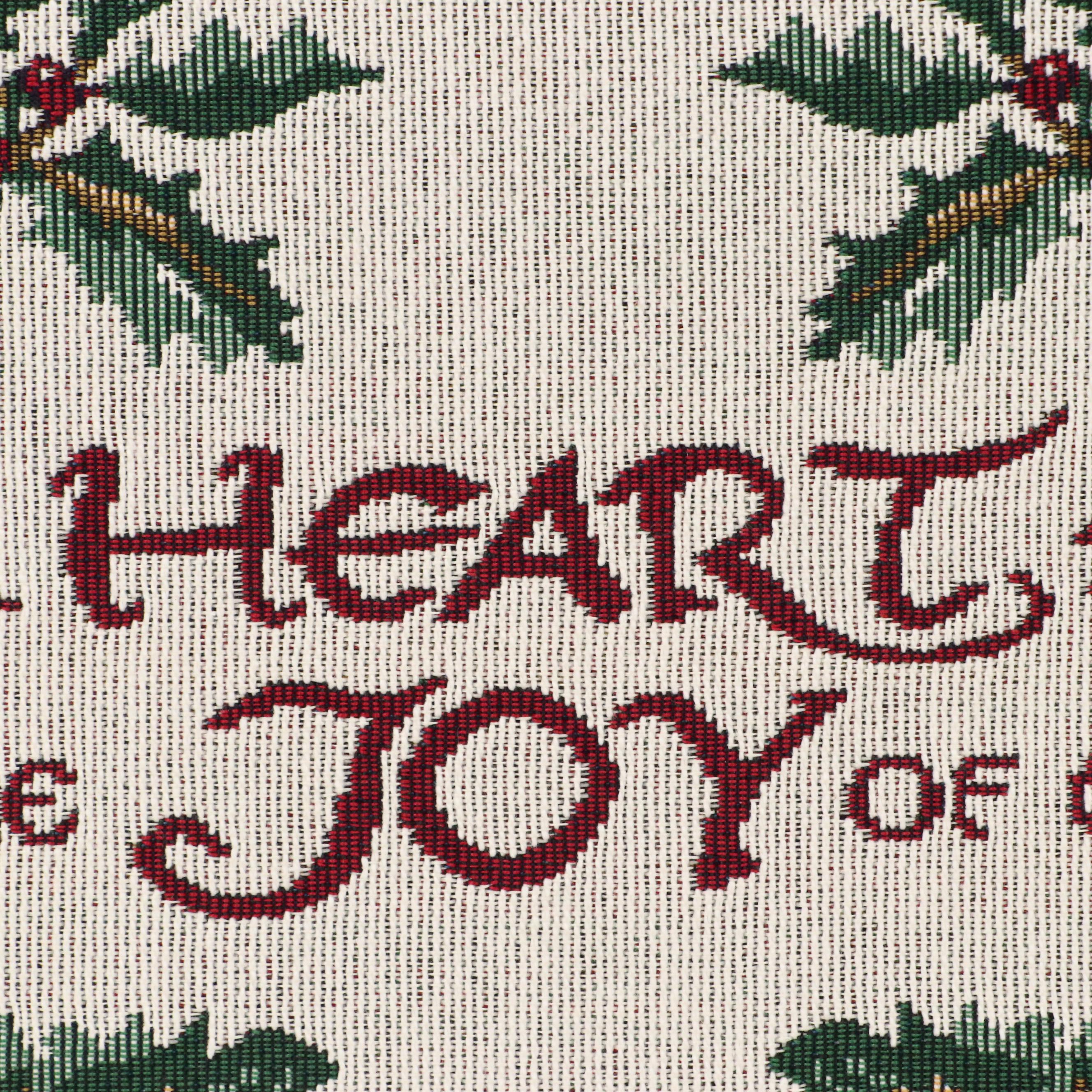 Handmade Valentine Cross-Stitch Panel with Christmas Tapestry Panel