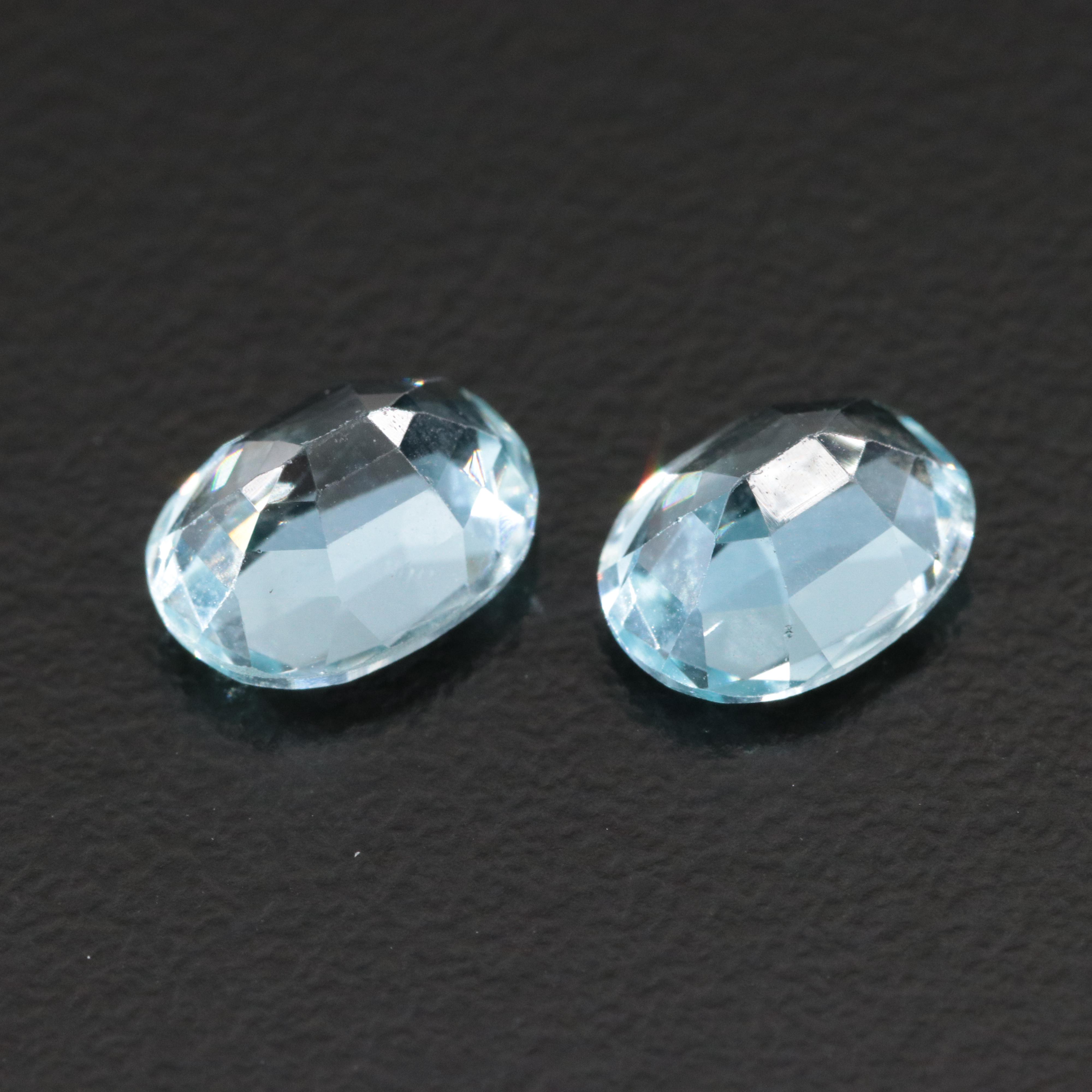 Loose 2.68 CTW Aquamarine Pair