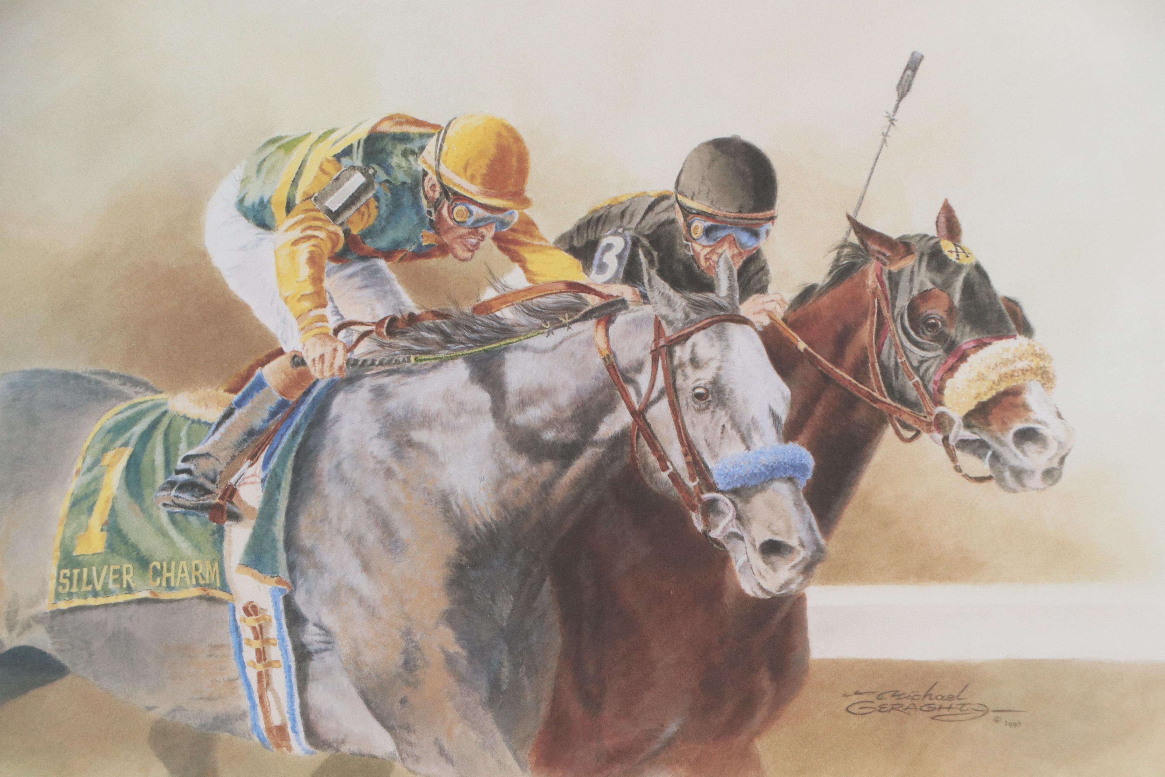 Michael Geraghty KY Cup Classic Print "Dead Heat!" 1999