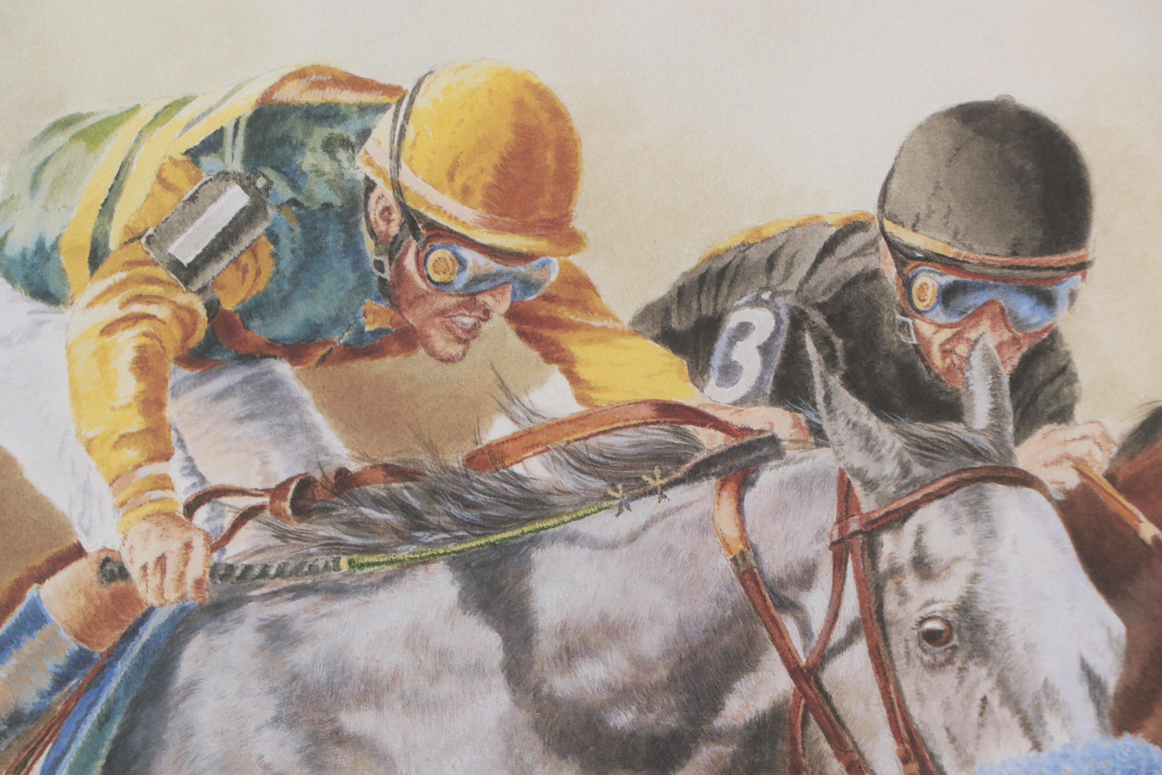 Michael Geraghty KY Cup Classic Print "Dead Heat!" 1999