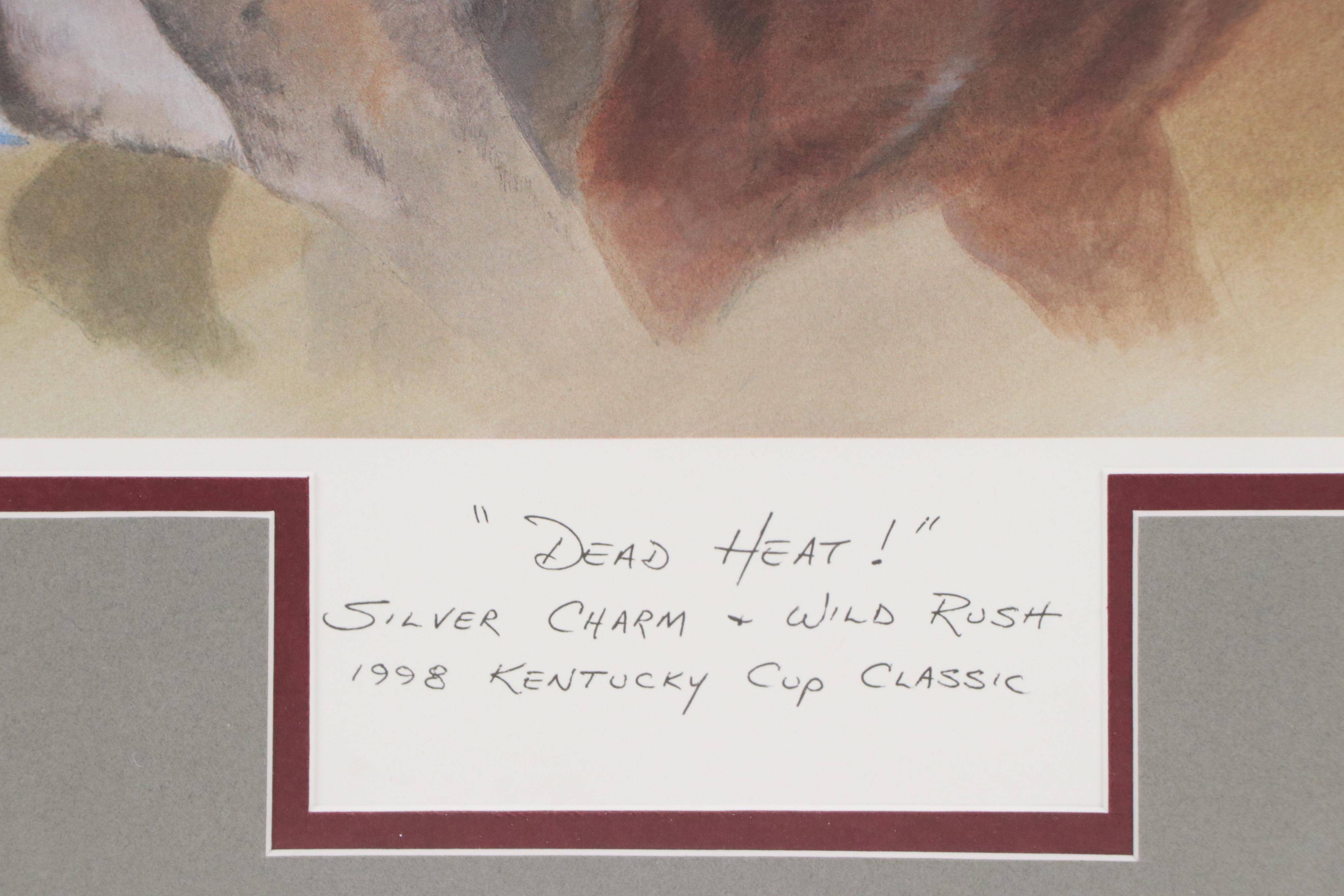 Michael Geraghty KY Cup Classic Print "Dead Heat!" 1999