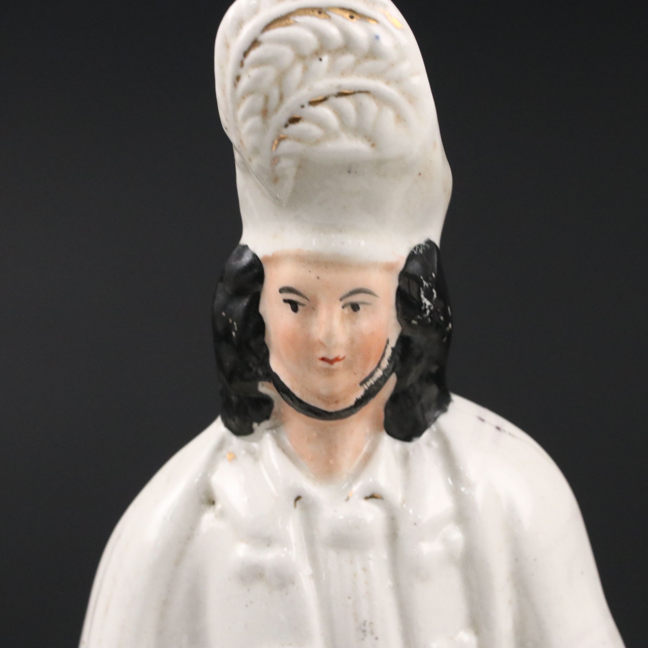 Staffordshire Porcelain Scottish Hunter on Horseback, Mid-19th Century