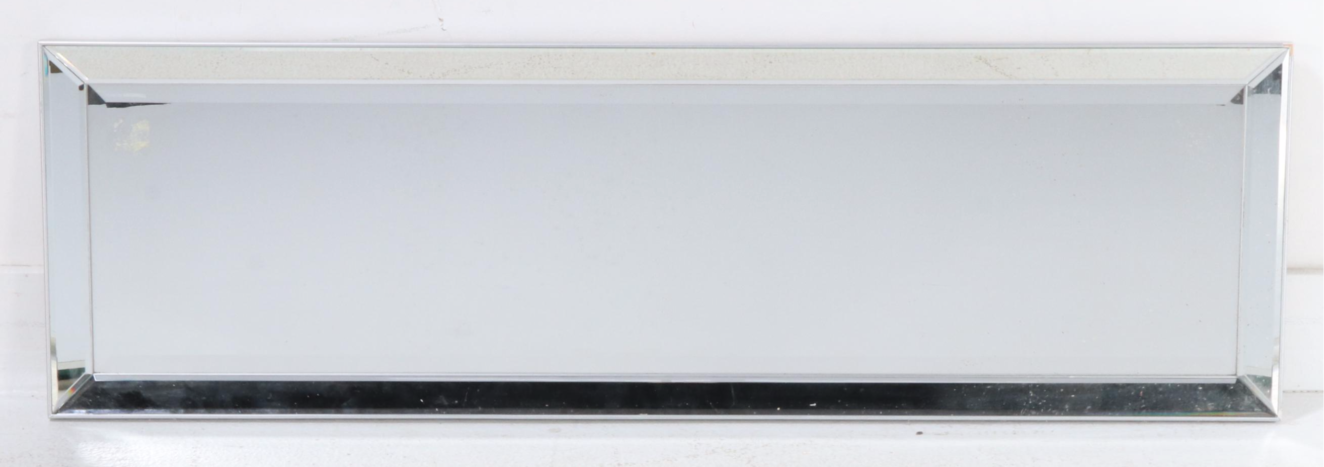 Contemporary Silvered Beveled Wall Mirrors