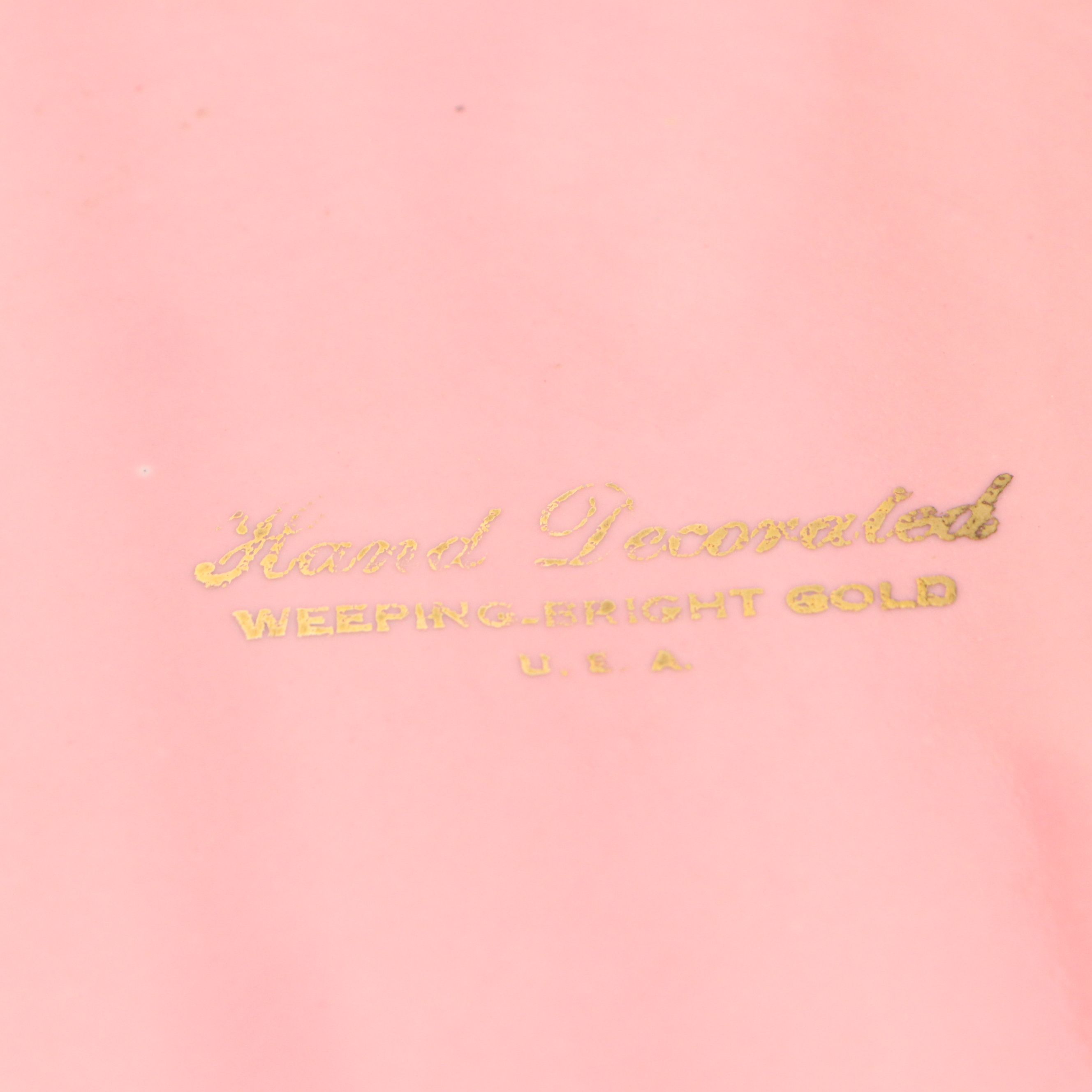 Bel Terr and Other "Weeping Bright Gold" Tableware, Mid to Late 20th C.