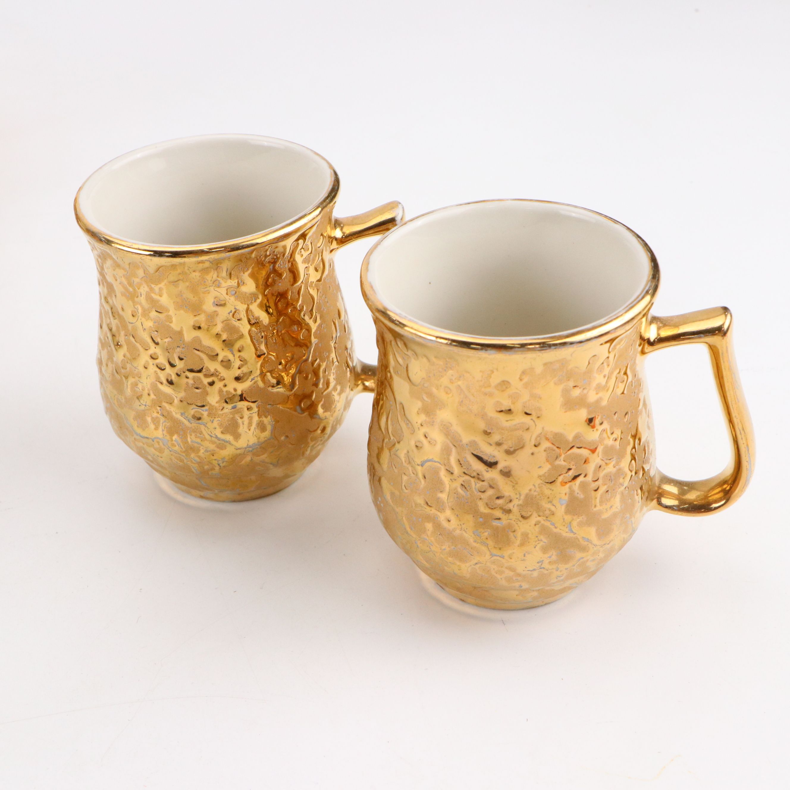 Bel Terr and Other "Weeping Bright Gold" Tableware, Mid to Late 20th C.