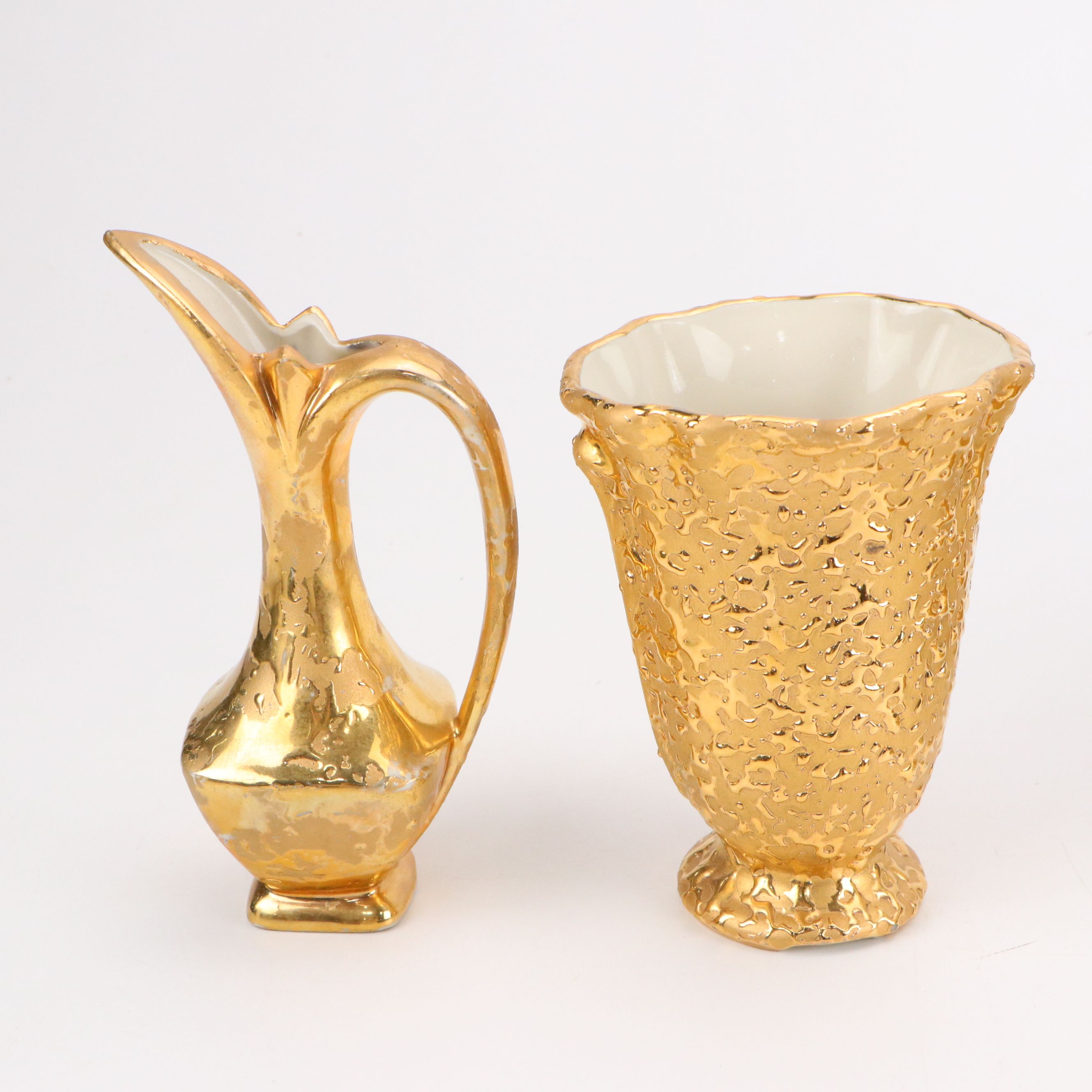 Bel Terr and Other "Weeping Bright Gold" Tableware, Mid to Late 20th C.
