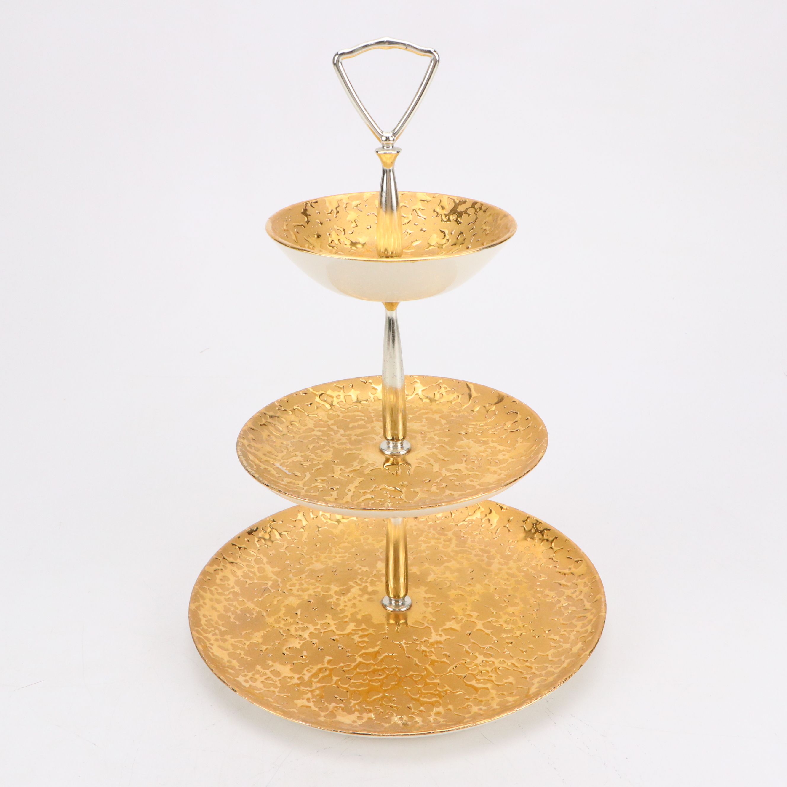 Bel Terr and Other "Weeping Bright Gold" Tableware, Mid to Late 20th C.
