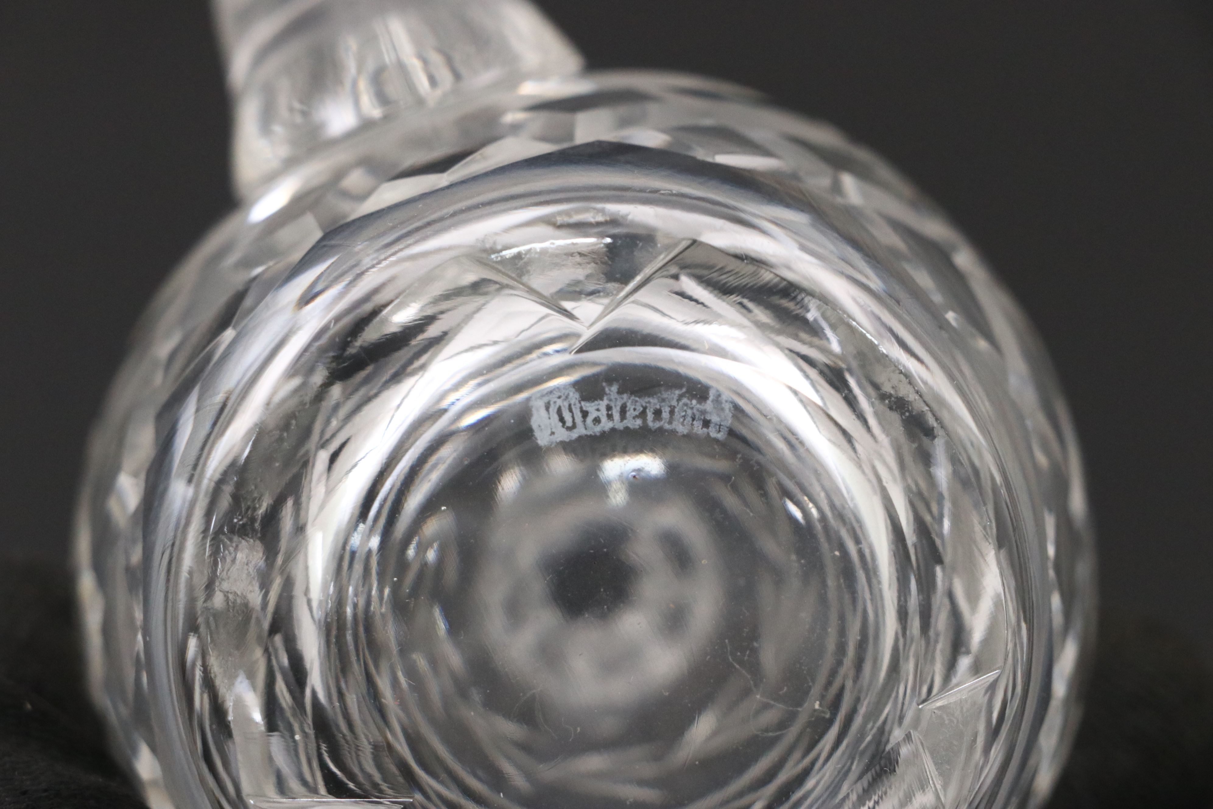 Waterford Crystal "Glandore" Cruet and Vinegar Bottle with Bowls