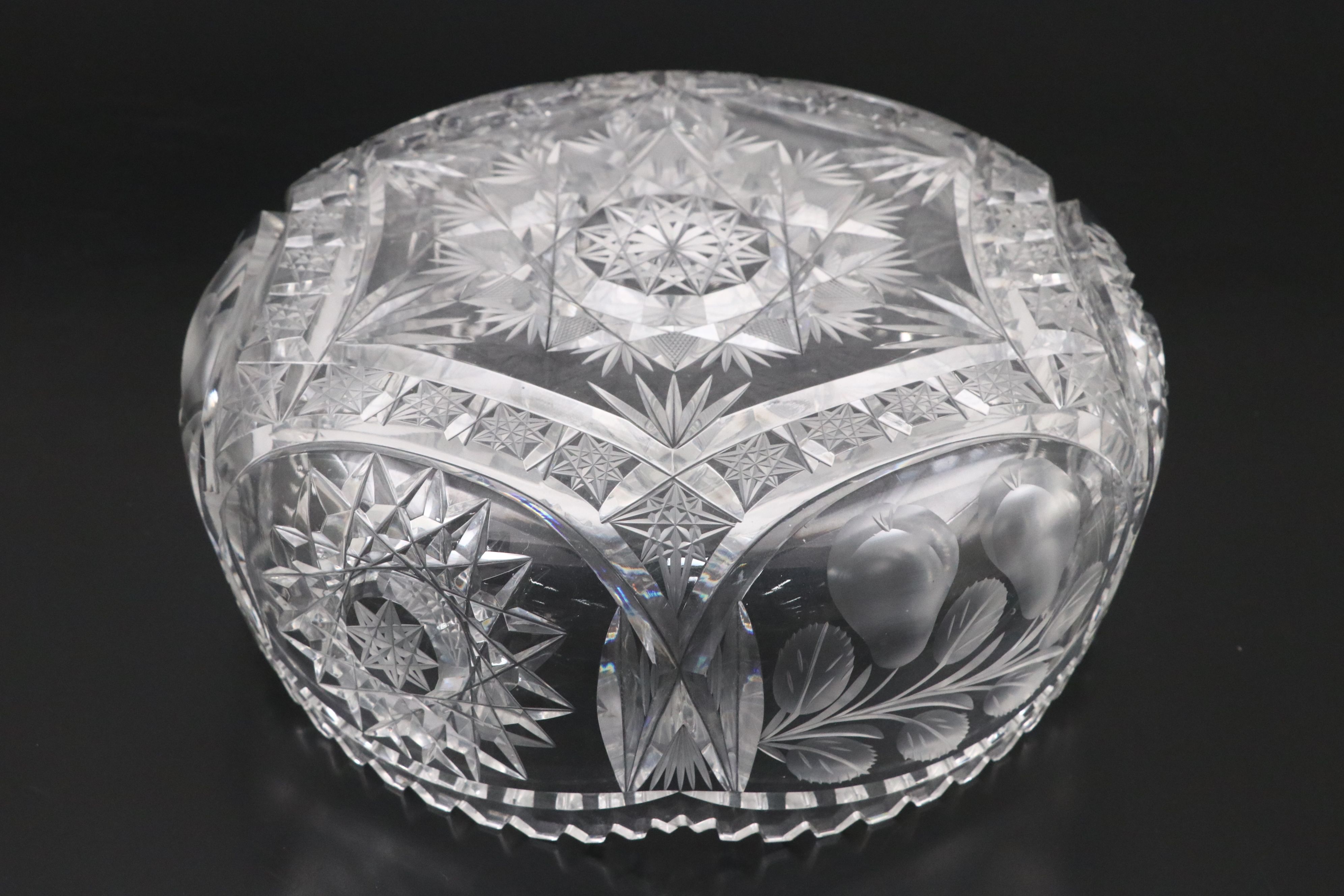 Waterford Crystal "Glandore" Cruet and Vinegar Bottle with Bowls