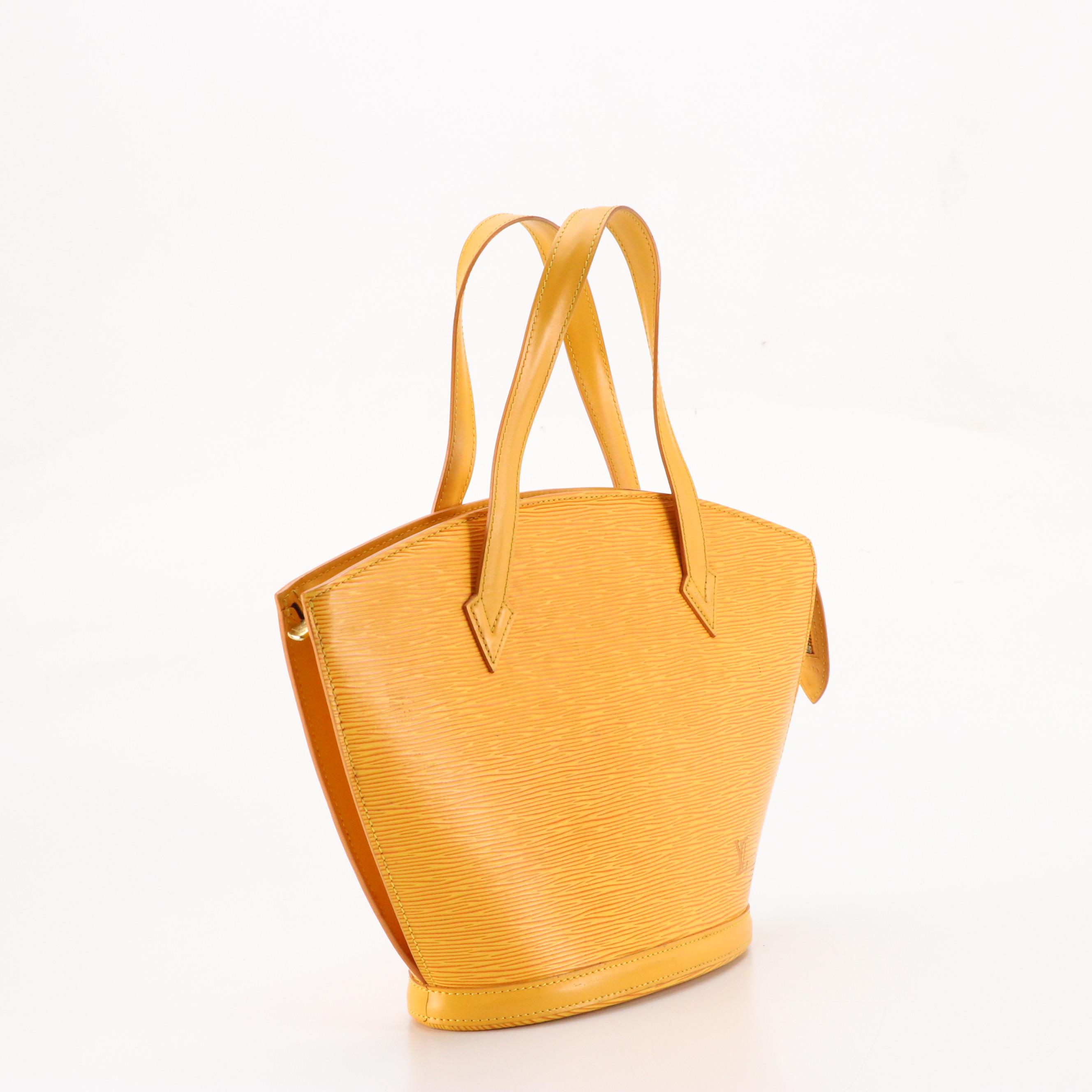 Louis Vuitton Saint Jacques PM in Tassil Yellow Epi/Smooth Leather