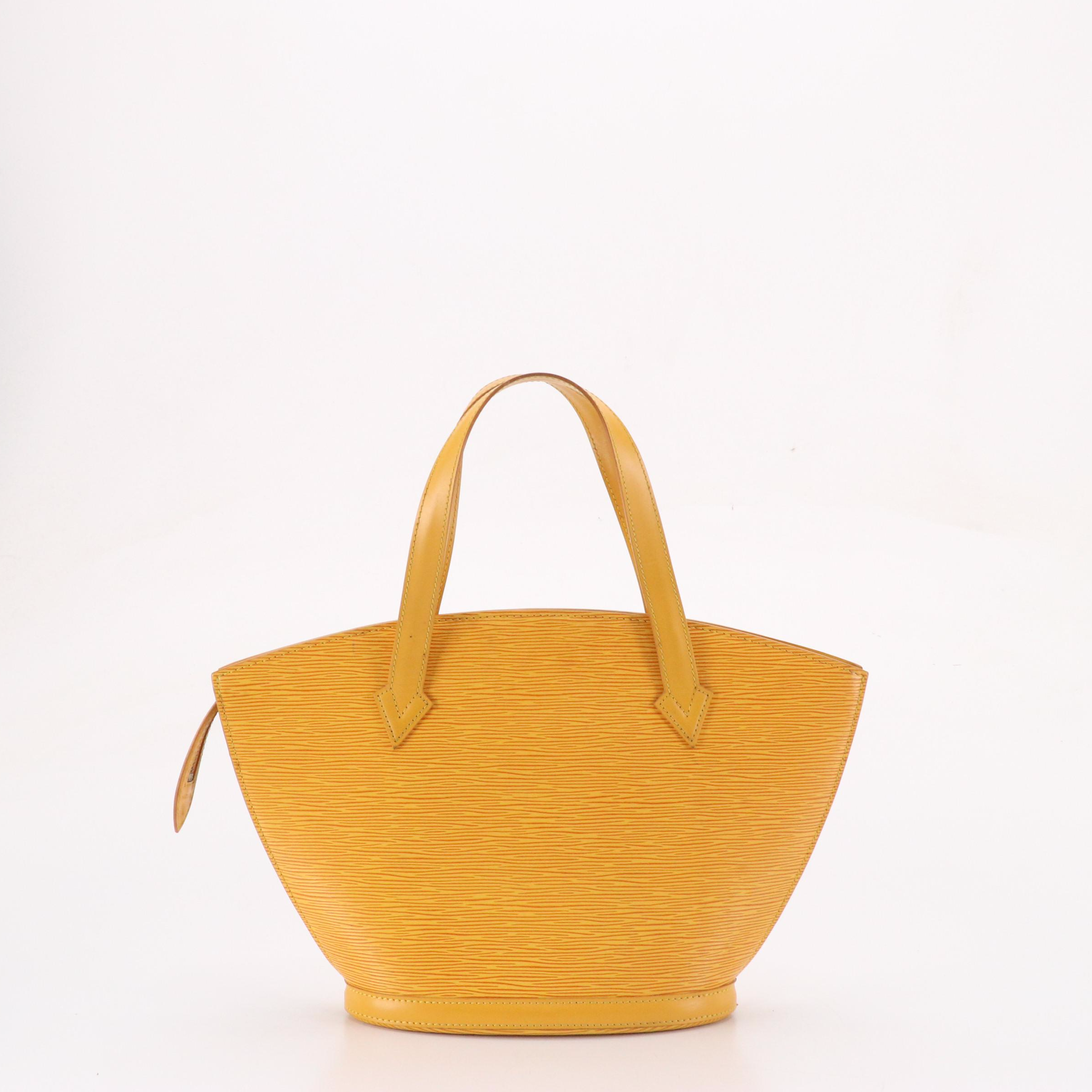 Louis Vuitton Saint Jacques PM in Tassil Yellow Epi/Smooth Leather