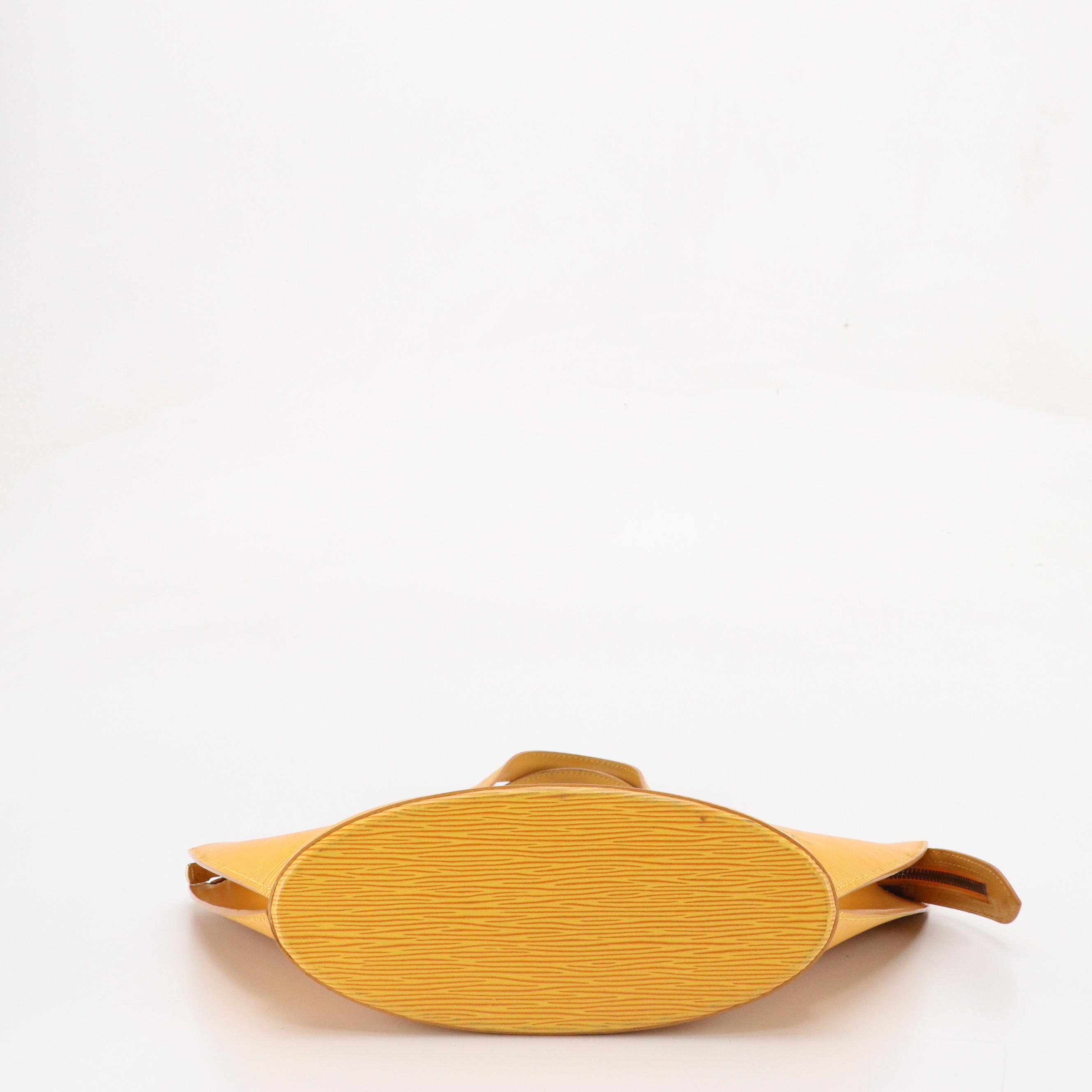 Louis Vuitton Saint Jacques PM in Tassil Yellow Epi/Smooth Leather